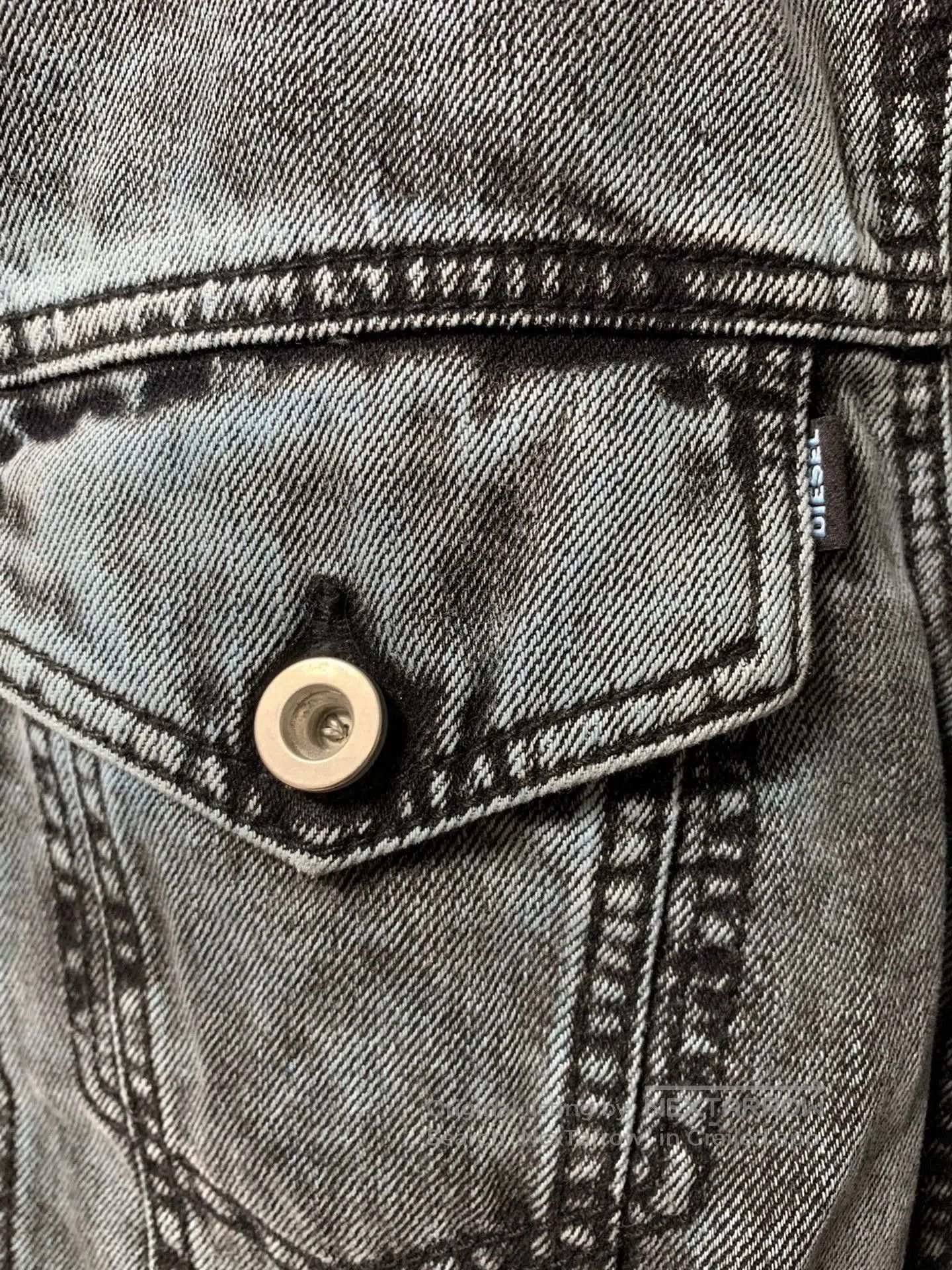 Diesel Diesel Rendered Denim Jacket. Size US M / EU 48-50 / 2 - 3 Thumbnail