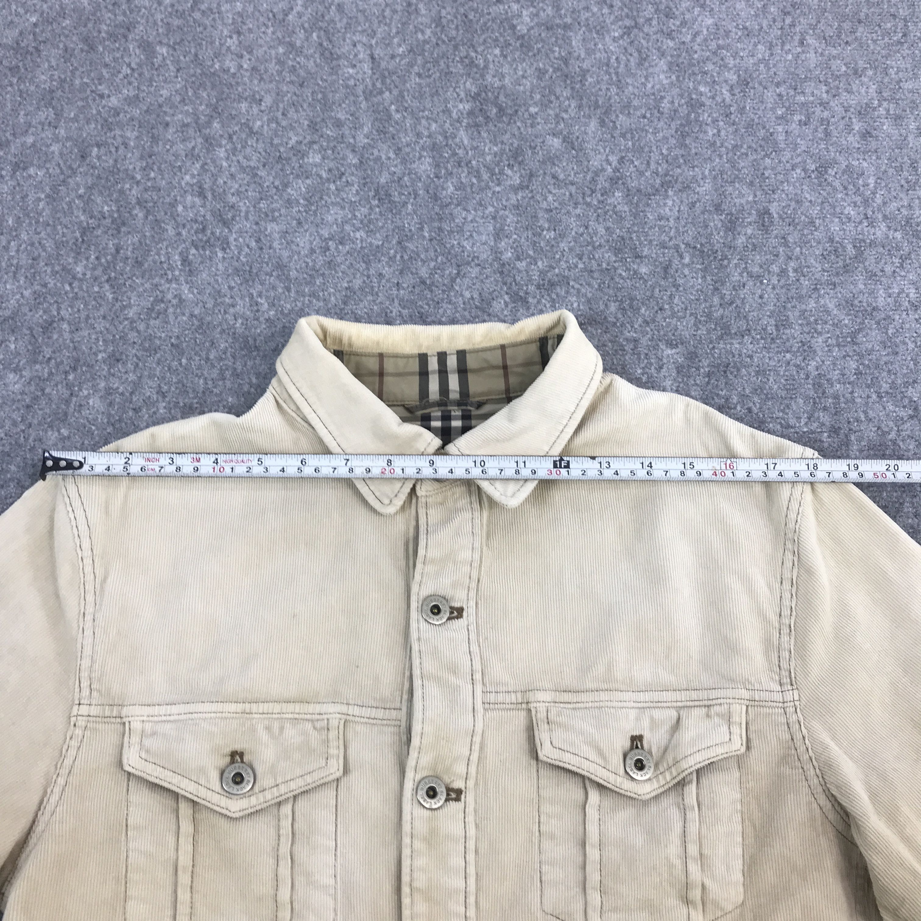 Burberry × Japanese Brand BURBERRY CORDUROY BUTTON UP JACKET Size US M / EU 48-50 / 2 - 9 Thumbnail