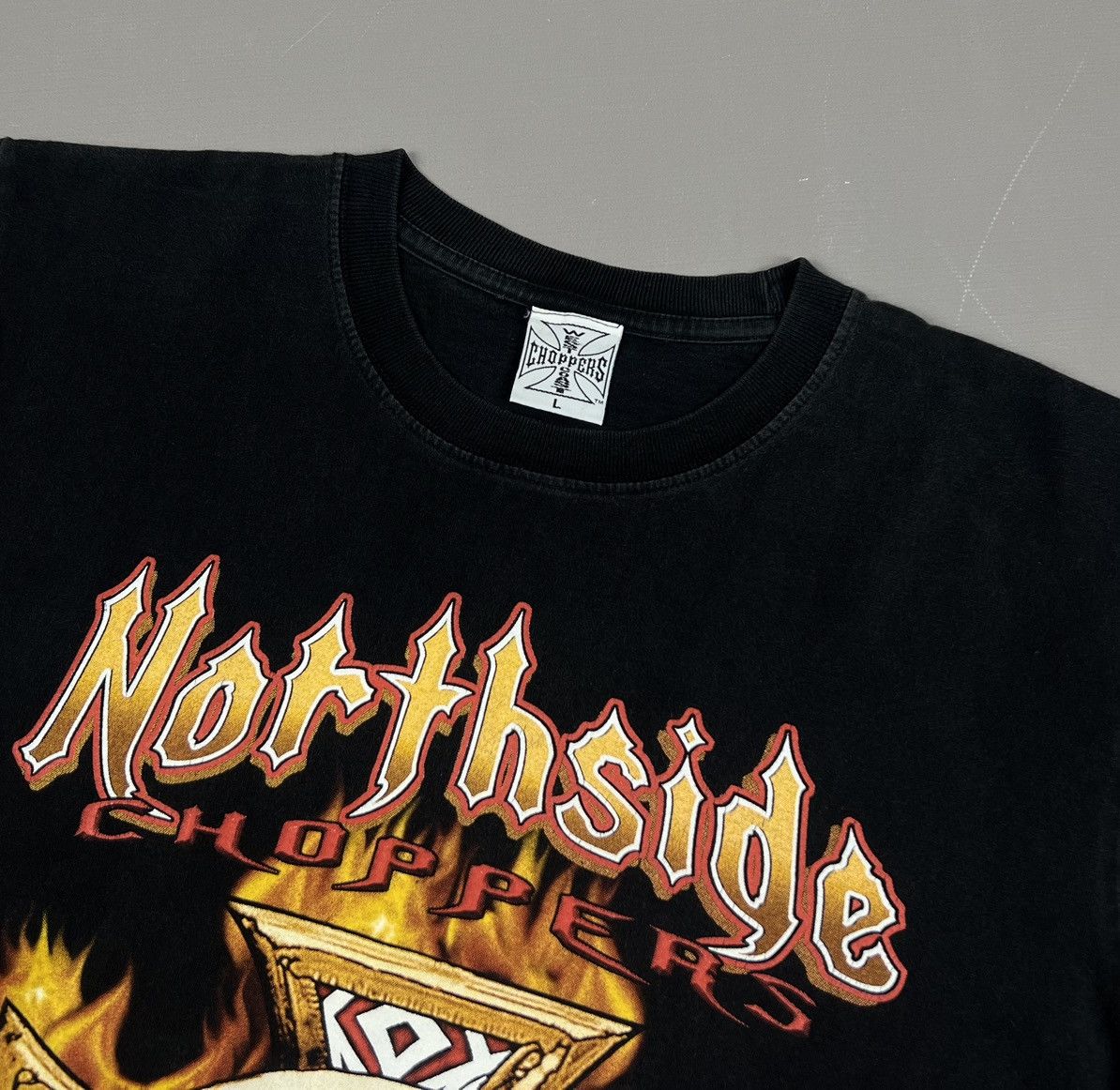 Band Tees × Vintage × West Coast Choppers Rare Vintage West Coast Choppers Northside Biker T Shirt Size US L / EU 52-54 / 3 - 5 Thumbnail