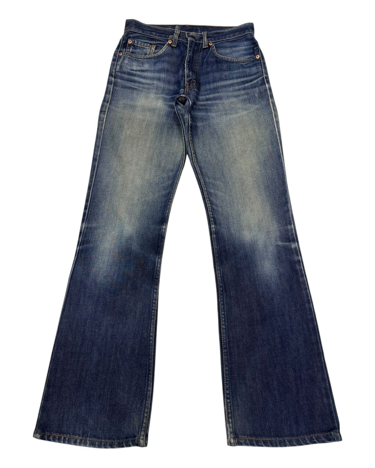 Levi's Vintage Clothing Vintage Levis 517 Bootcut Distressed Denim Flare Jeans Size US 28 / EU 44 - 9 Thumbnail