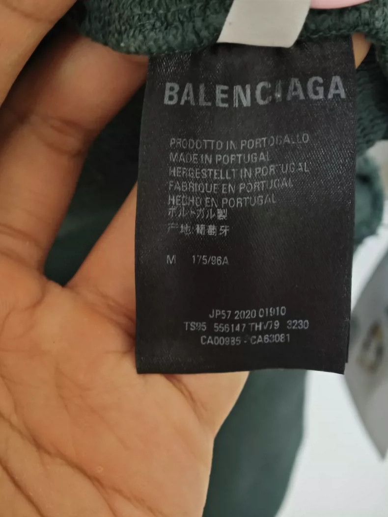 Balenciaga Balenciaga Navy Letter Hooded Sweatshirt Size M Size US M / EU 48-50 / 2 - 4 Thumbnail
