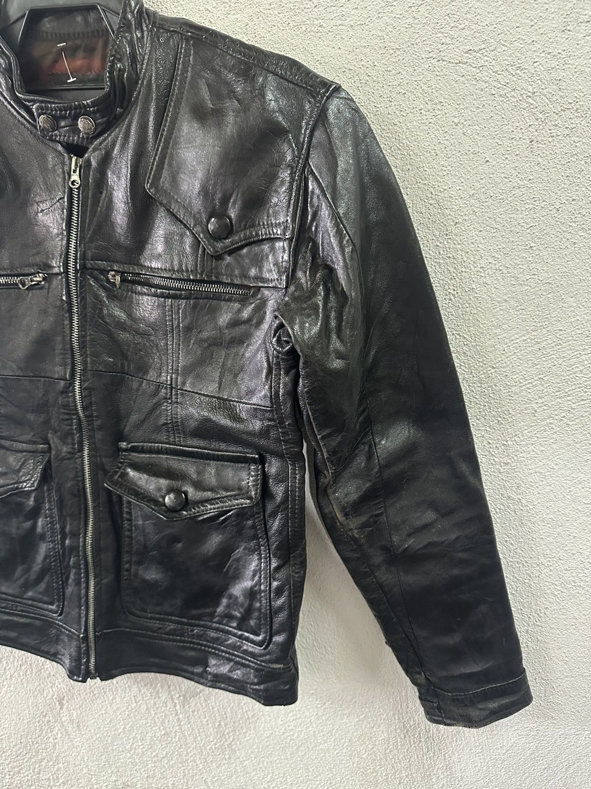 Harley Davidson × Vintage Vintage Harley Davidson Leather Jacket Size US S / EU 44-46 / 1 - 5 Thumbnail