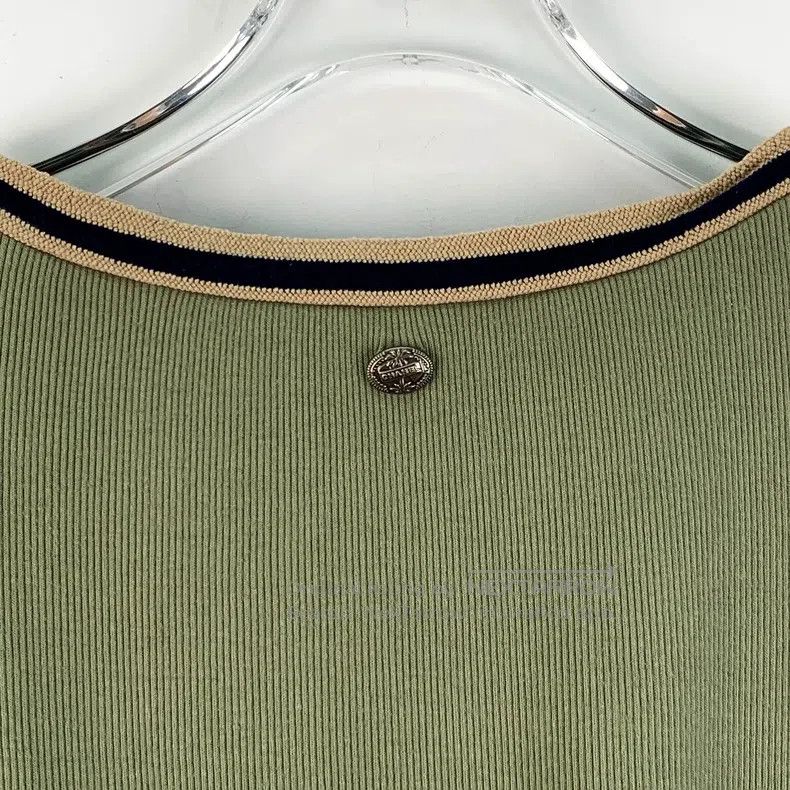 Chanel Chanel Green logo badge cotton round-neck short-sleeved kn Size XS / US 0-2 / IT 36-38 - 5 Thumbnail