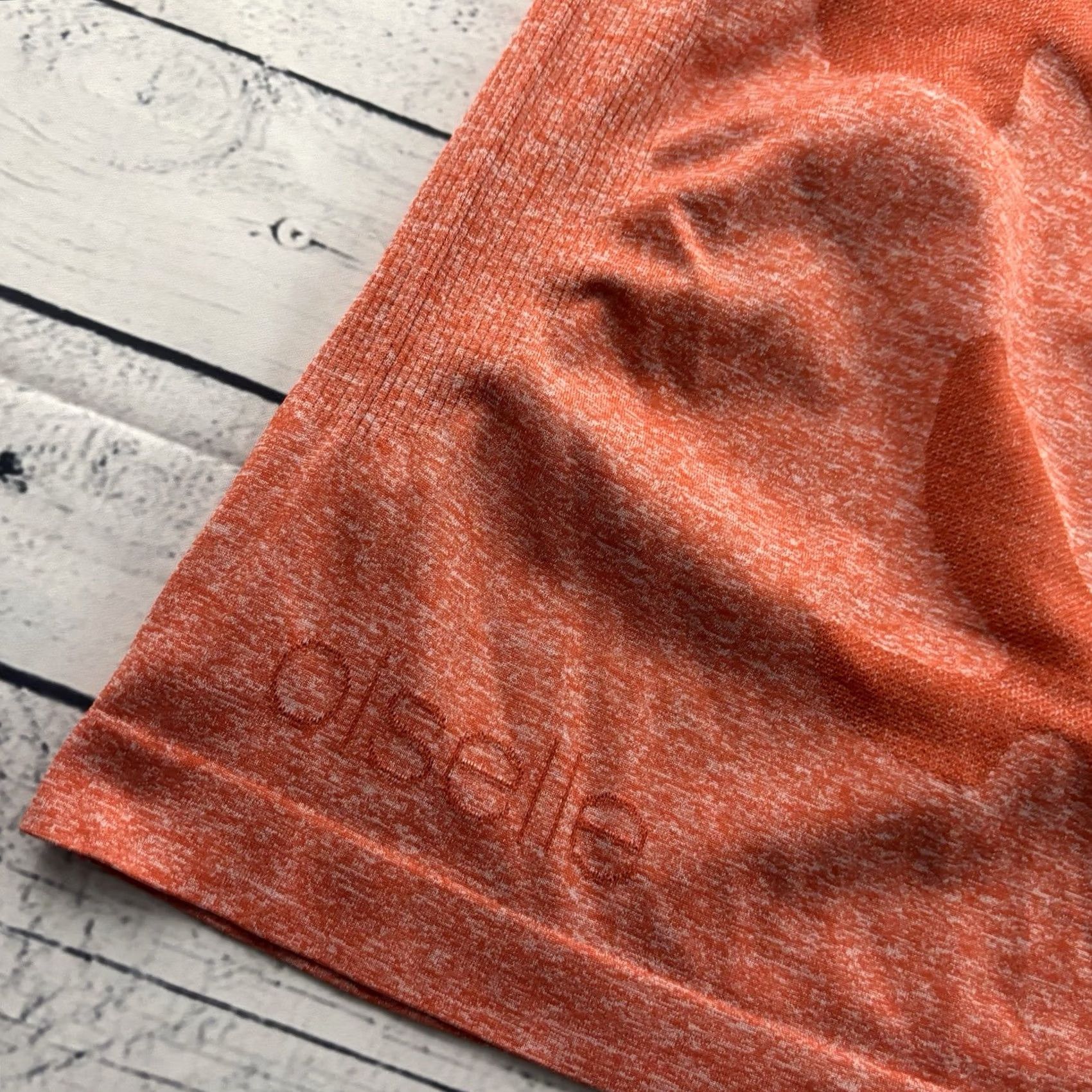 Logo 7 Oiselle Bird Logo Racerback Athletic Tank Top Women's S Orange Tank Racerback Bird Logo Shirt Womens S Orange Size S / US 4 / IT 40 - 2 Thumbnail