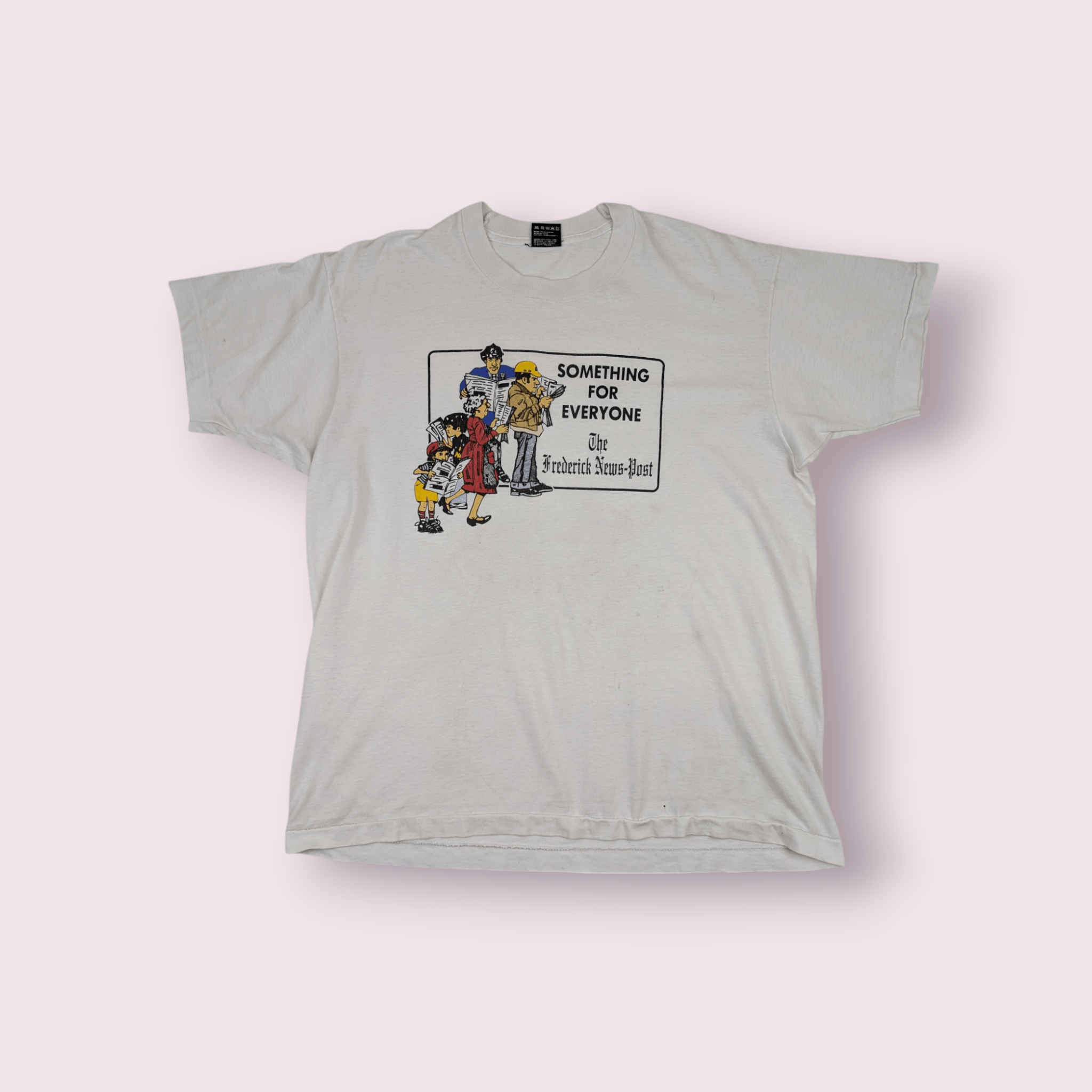 Fruit Of The Loom Vintage 90's FREDERICK NEW POST T-Shirt Single Stitches Tee Size US XL / EU 56 / 4 - 1 Thumbnail