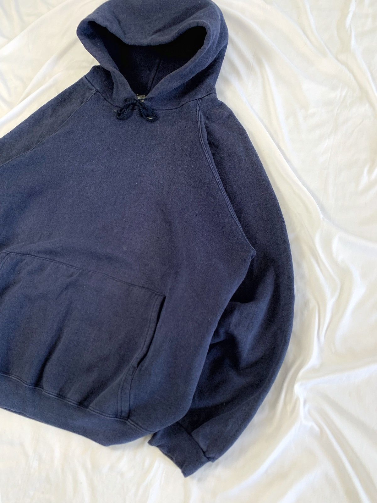 Fruit Of The Loom 90s Vintage blank hoodie heavy weight not fotl Size US L / EU 52-54 / 3 - 8 Thumbnail