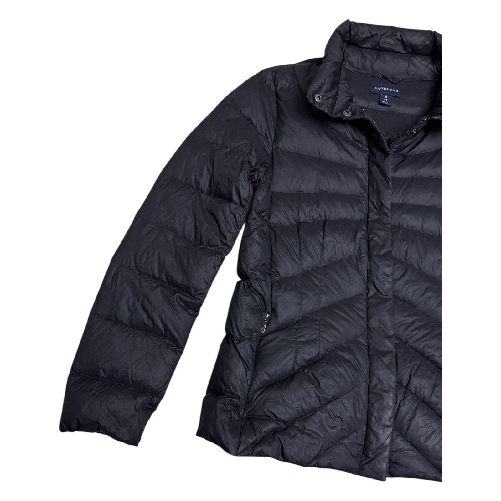 Lands' End LANDS END DOWN & Feather Winter Puffer Jacket Coat Small Size S / US 4 / IT 40 - 5 Thumbnail