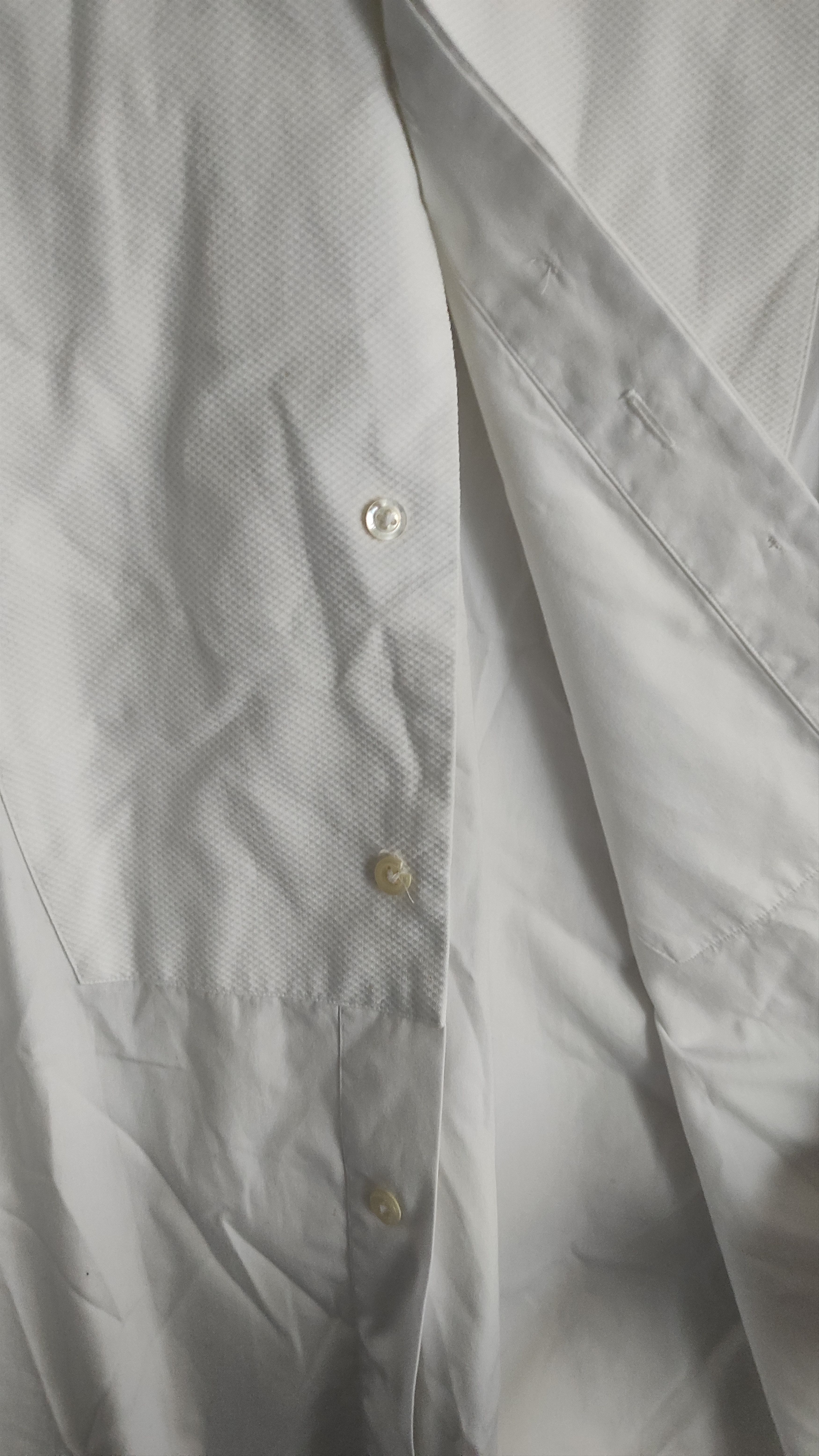 Ermenegildo Zegna Ermenegildo Zegna pattern artisanal white button up shirt Size US M / EU 48-50 / 2 - 5 Thumbnail
