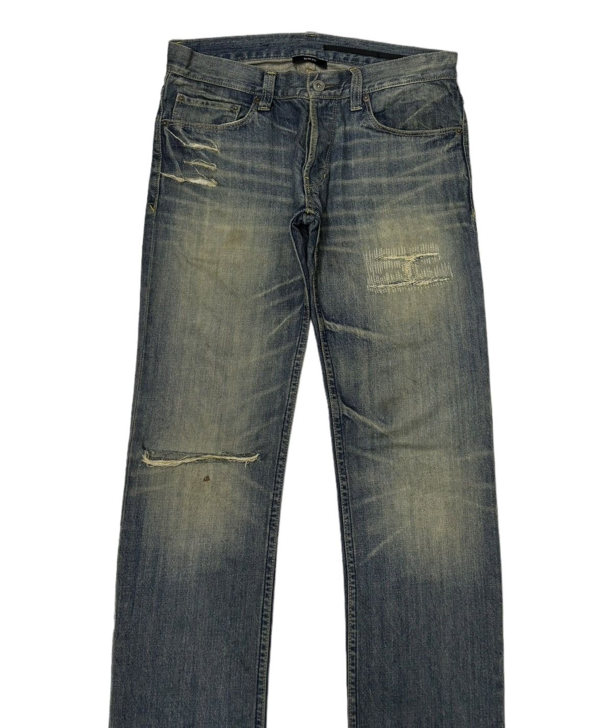 If Six Was Nine 🇯🇵PROGRESSIVE DENIM SLIM FIT DISTRESSED DENIM BY AZUL Size US 31 - 5 Thumbnail
