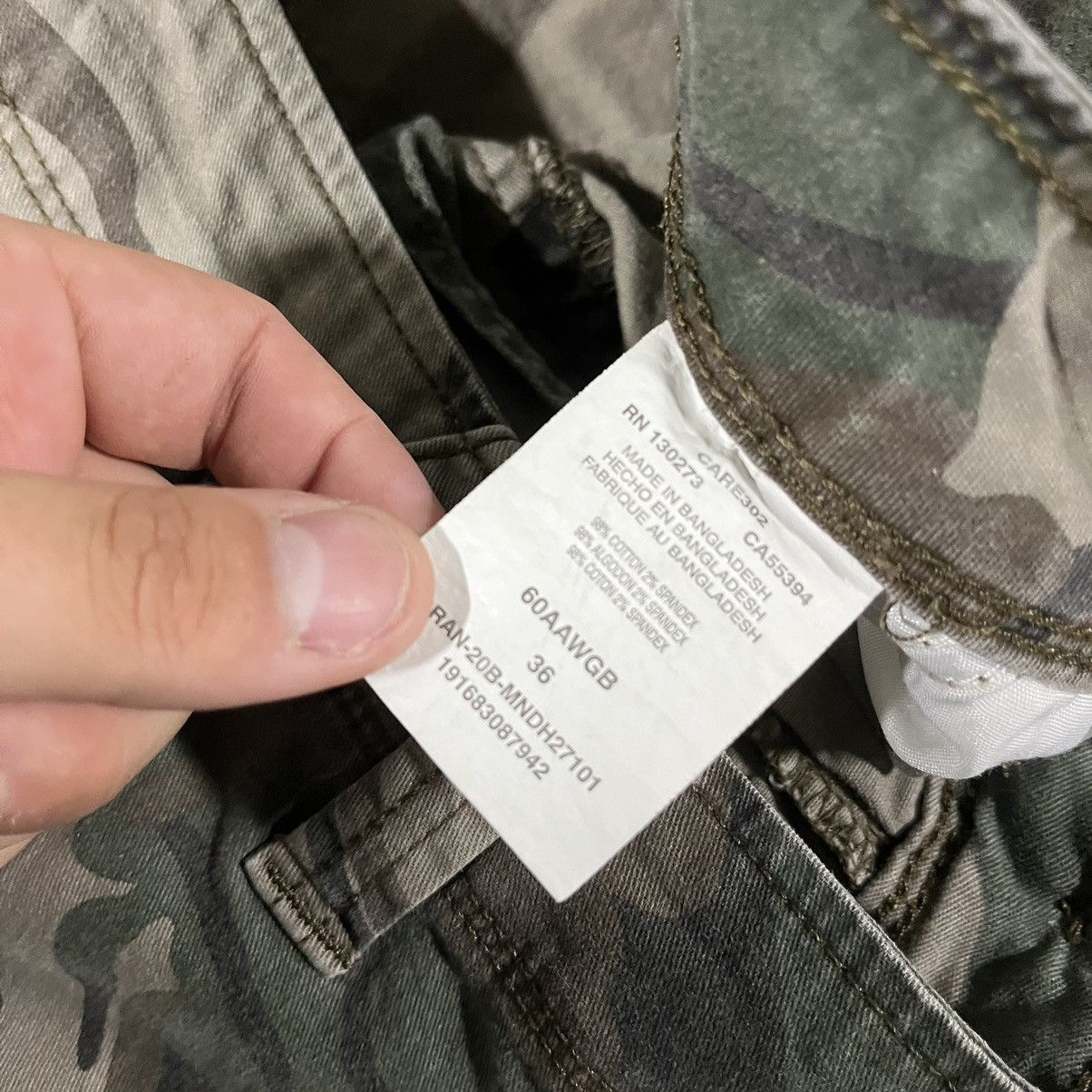 Vintage × Wrangler Crazy Vintage Y2K Baggy Camo Cargo Shorts JNCO Skater Style Size US 36 / EU 52 - 8 Thumbnail