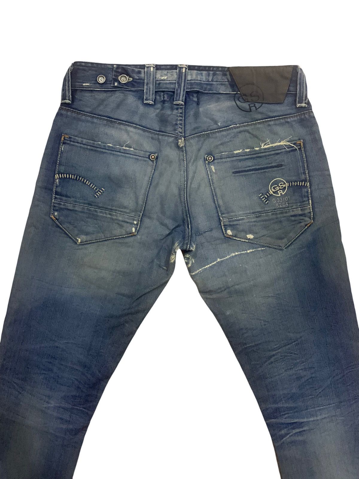 G-Star × If Six Was Nine Vintage G Star Raw ButtonFly Hype Jeans Size US 34 / EU 50 - 9 Thumbnail