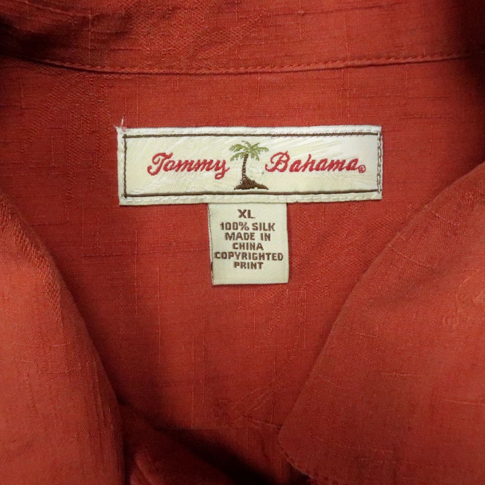 Tommy Bahama Tommy Bahama Red Silk Shirt XL Mens Business Casual Travel Vacation Size US XL / EU 56 / 4 - 4 Thumbnail