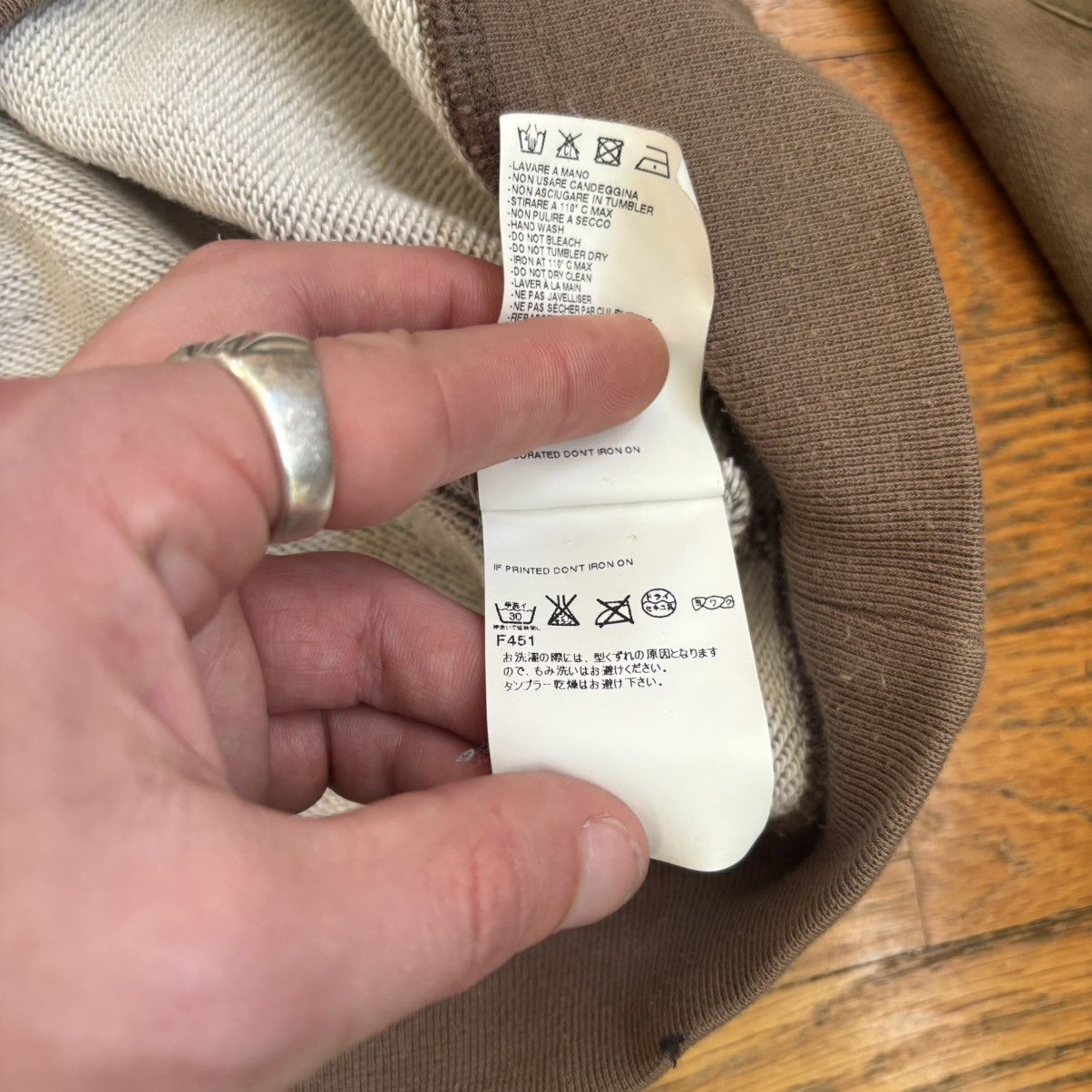 Maison Margiela Maison Margiela Replica Single V Elbow Patch sweatshirt Size US L / EU 52-54 / 3 - 5 Thumbnail