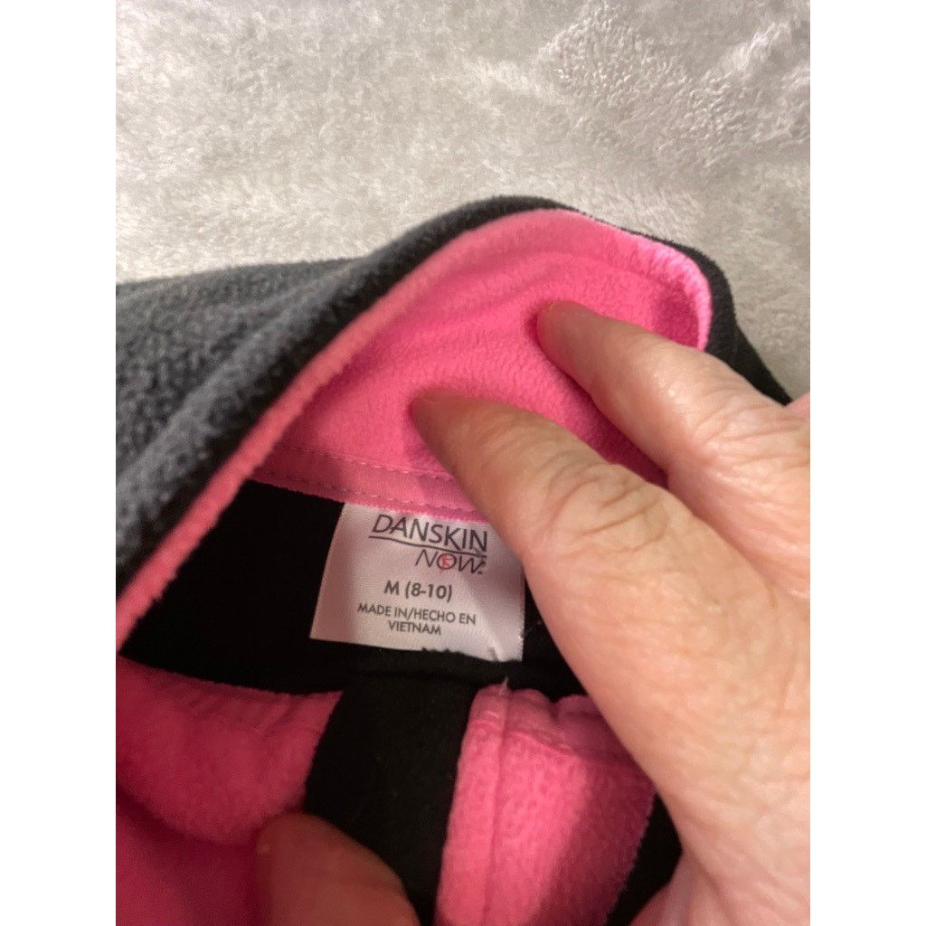 Other Danskin Now 1/4 Zip Black Fleece Pullover, Medium (8-10) Size M / US 6-8 / IT 42-44 - 3 Thumbnail
