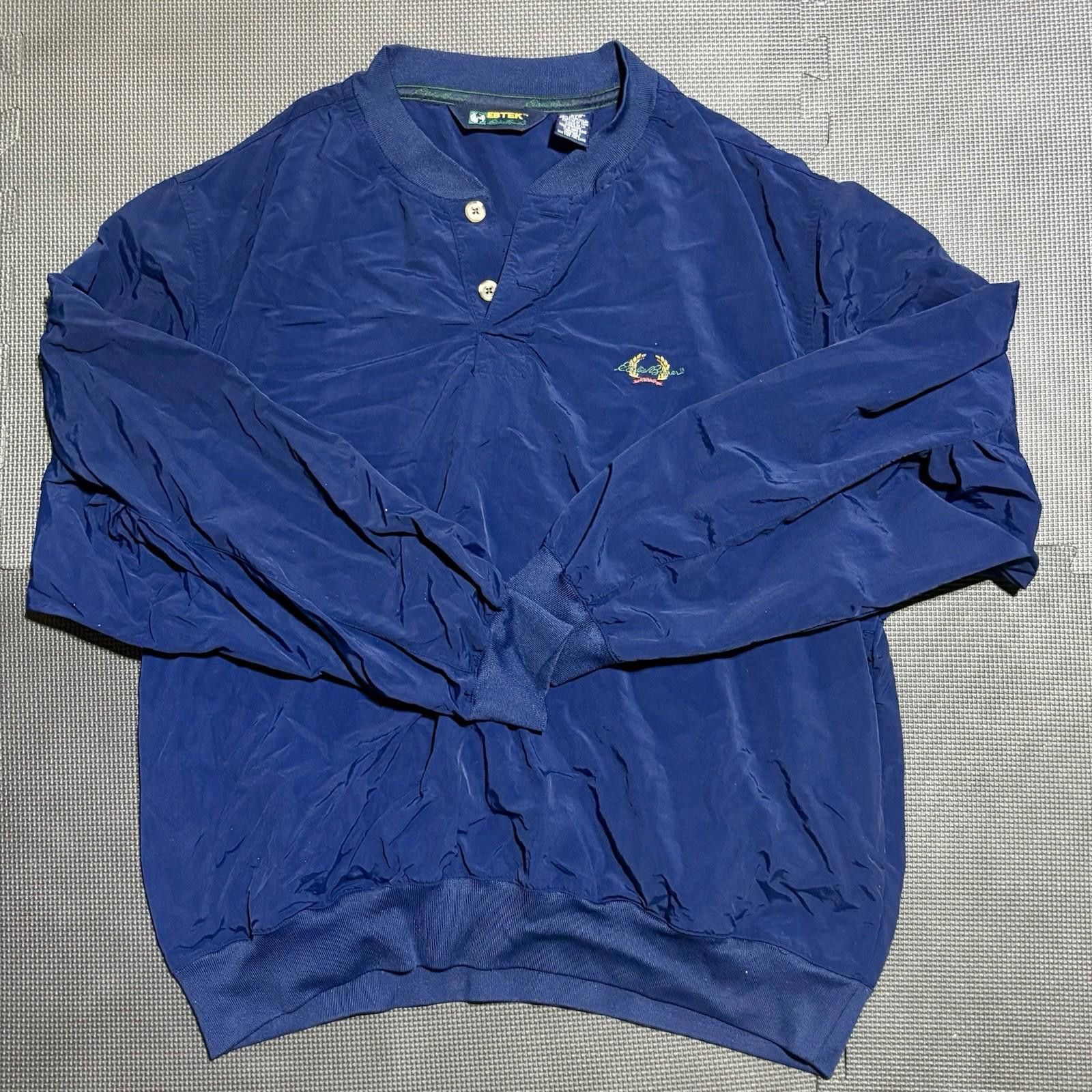 Eddie Bauer Eddie Bauer Golf Ebtek Jacket Mens Small Windbreaker Blue Size US S / EU 44-46 / 1 - 1 Thumbnail