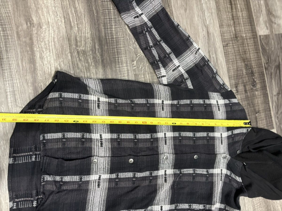 Supreme Supreme Hooded Jacquard Flannel Shirt FW18 size M Size US M / EU 48-50 / 2 - 7 Thumbnail