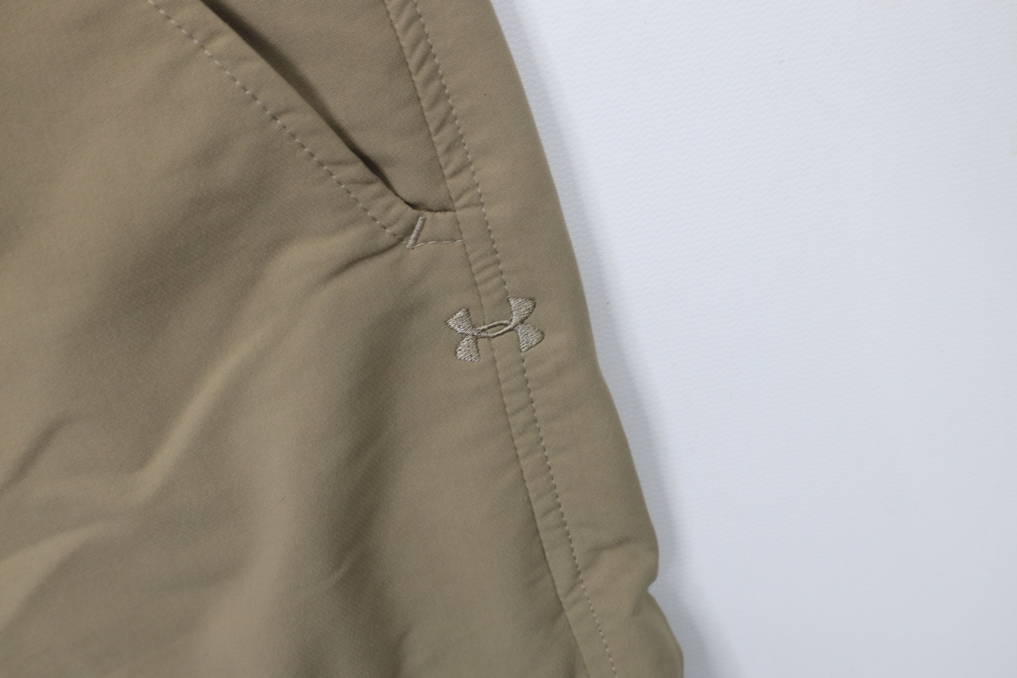 Under Armour × Vintage Under Armour Flat Front Tech Wide Leg Golfing Chino Pants Size US 34 / EU 50 - 6 Thumbnail