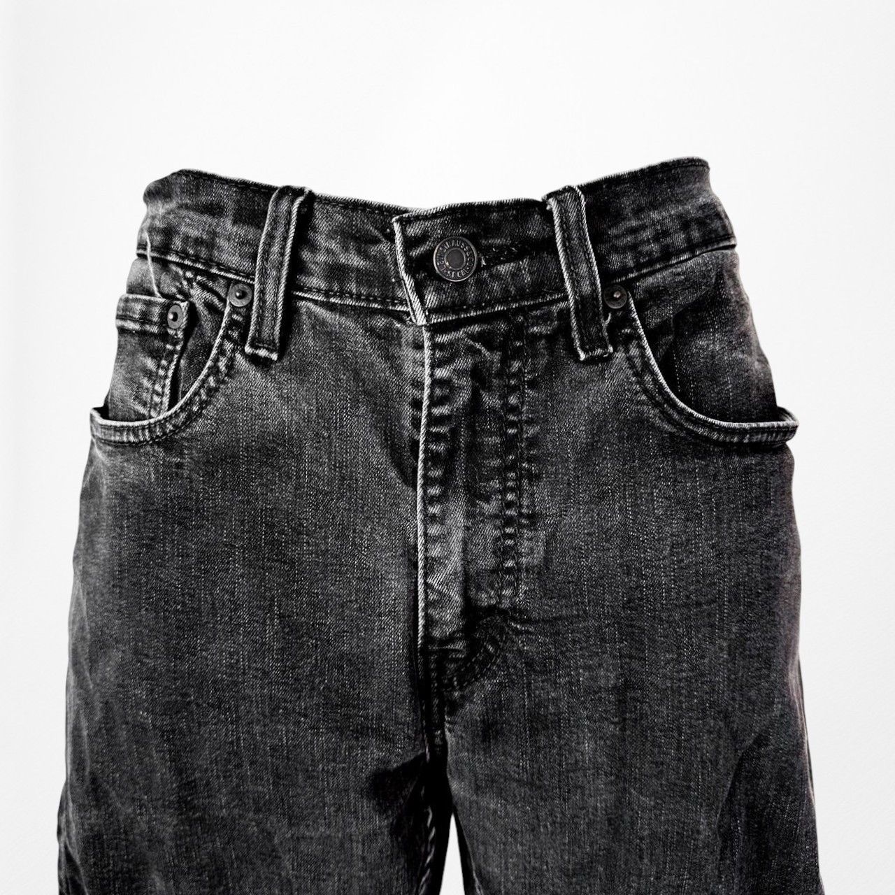 Levi's Vintage Clothing Vintage Levi's Black Gray Slim Cut Denim Jeans Size W32 L30 Size US 32 / EU 48 - 3 Thumbnail