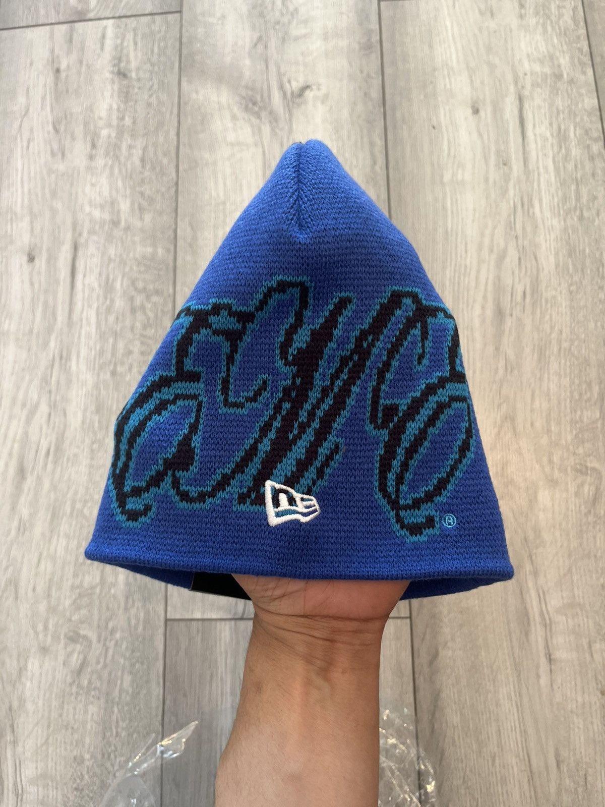 Supreme Supreme SS26 New Era Cursive Beanie Royal Blue Size ONE SIZE - 3 Thumbnail