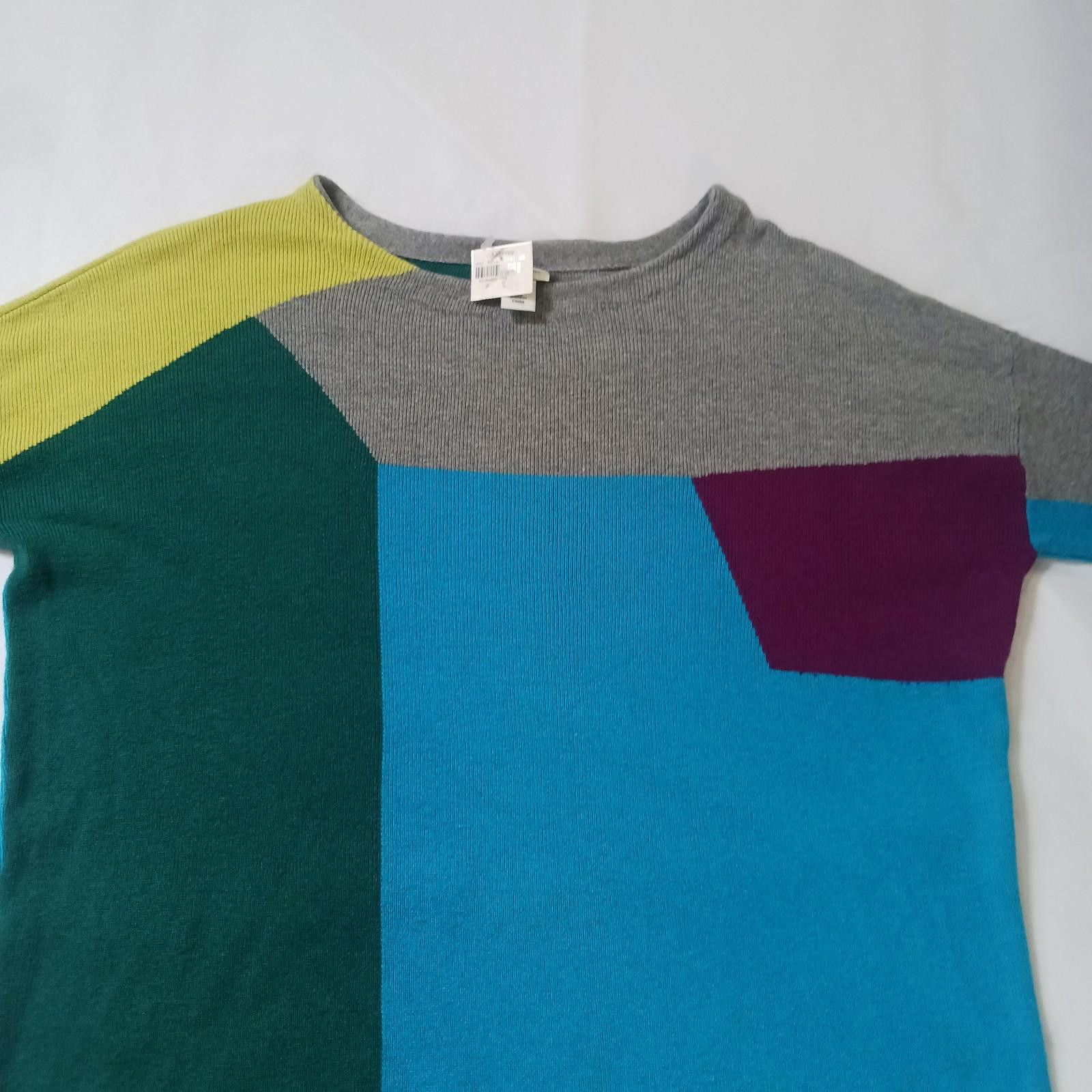 Designer Stylus RN#93677 Women's Multicolor Wool Blend Sweater Small Size S / US 4 / IT 40 - 10 Thumbnail