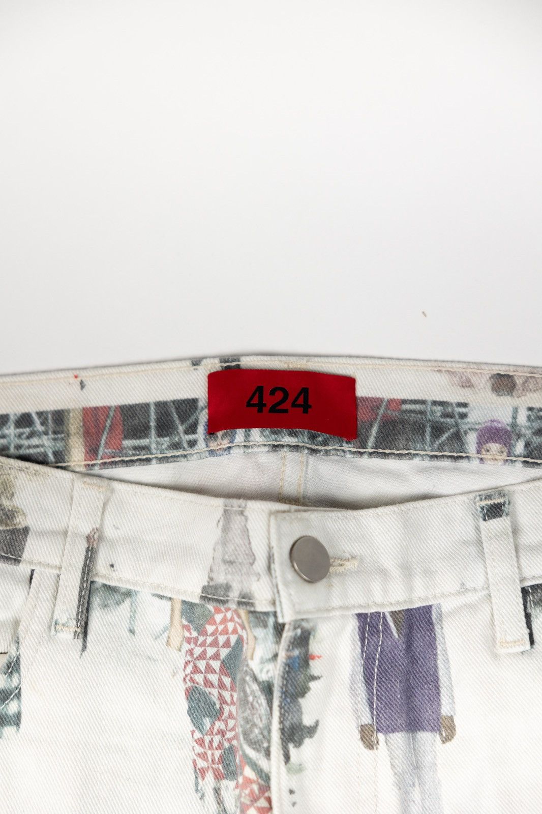 424 424 Runway Print Denim Size US 34 / EU 50 - 8 Thumbnail