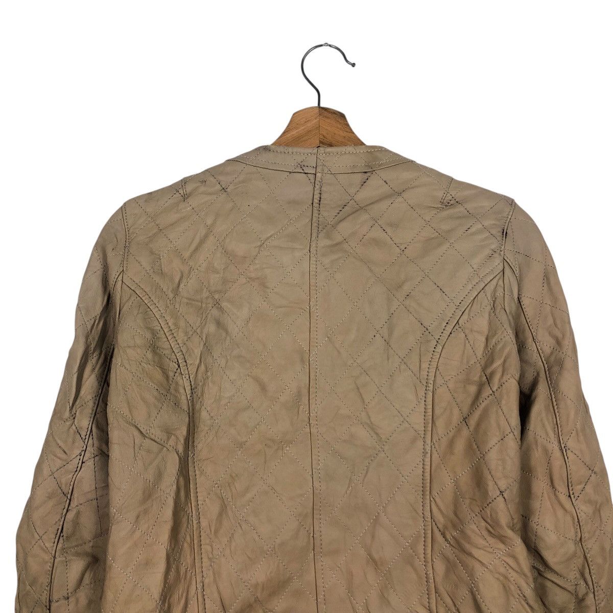 ADAM ET ROPE 📌Cropped Biker Leather Jacket Adam Et Rope Issey Miyake Size US M / EU 48-50 / 2 - 10 Thumbnail