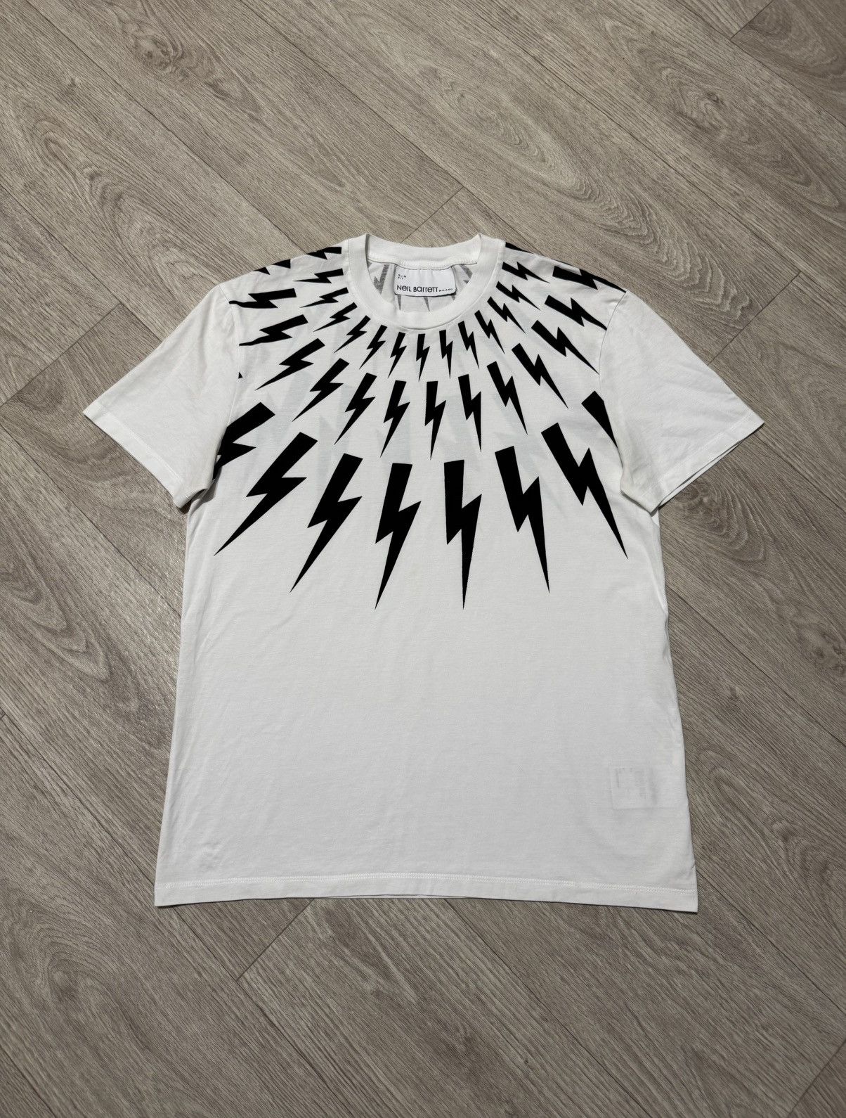 Neil Barrett 🔷Neil Barrett Thunderbolt T-shirt🔷 Size US M / EU 48-50 / 2 - 1 Thumbnail