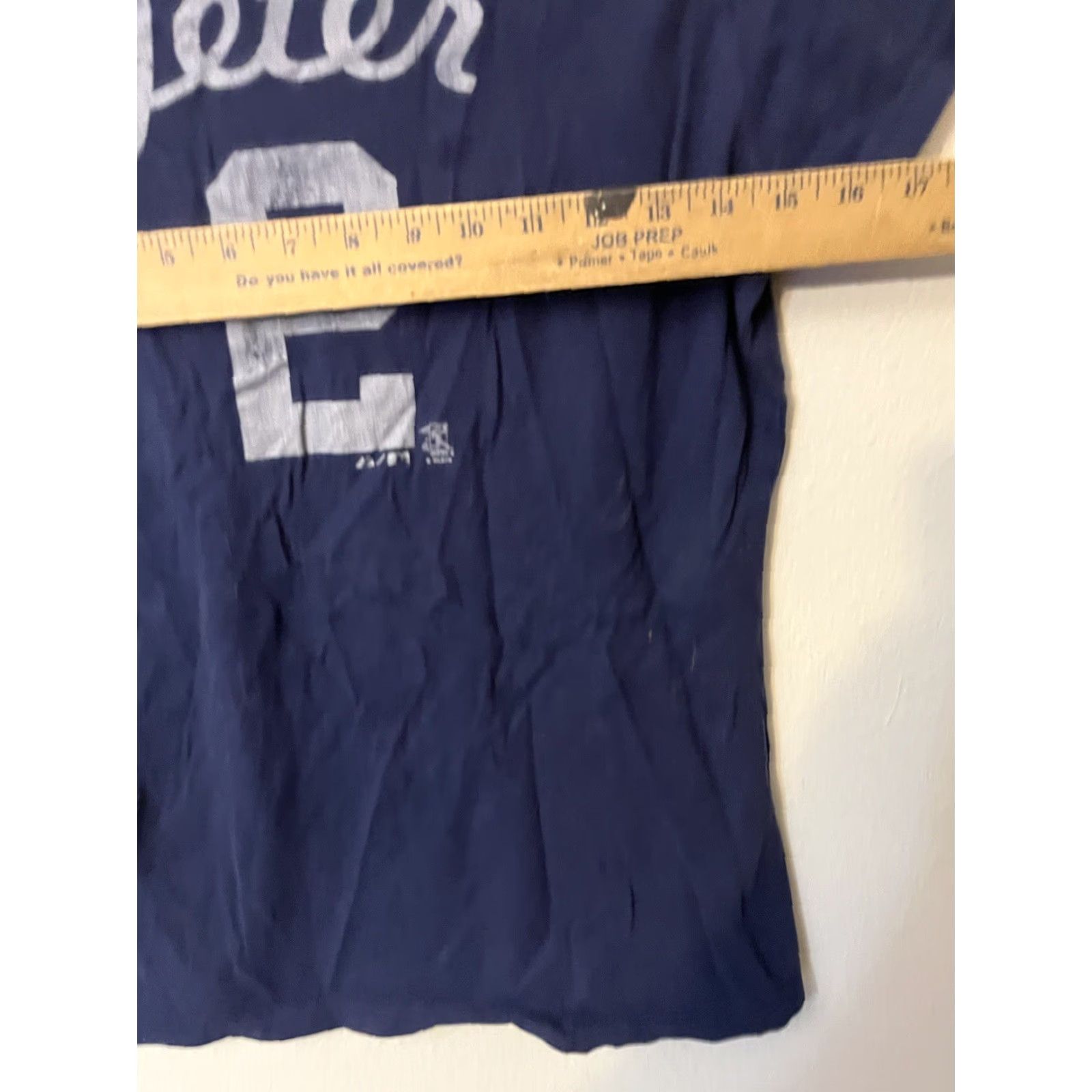Vintage New York Yankees T-Shirt Women’s L Blue Baseball Top Derek Jeter Size L / US 10 / IT 46 - 5 Thumbnail