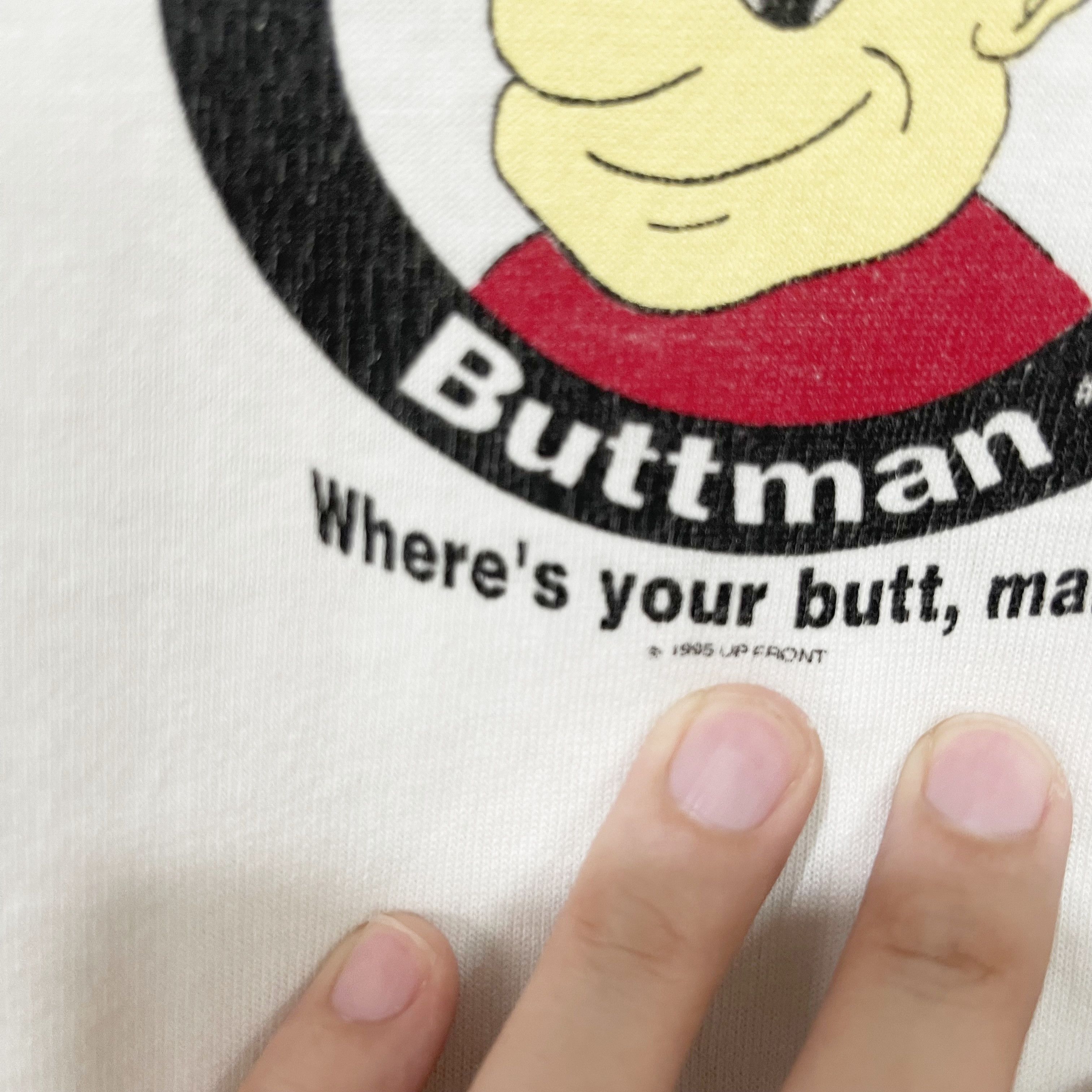 Vintage Vintage 1995 Buttman T-Shirt Size US XL / EU 56 / 4 - 3 Thumbnail