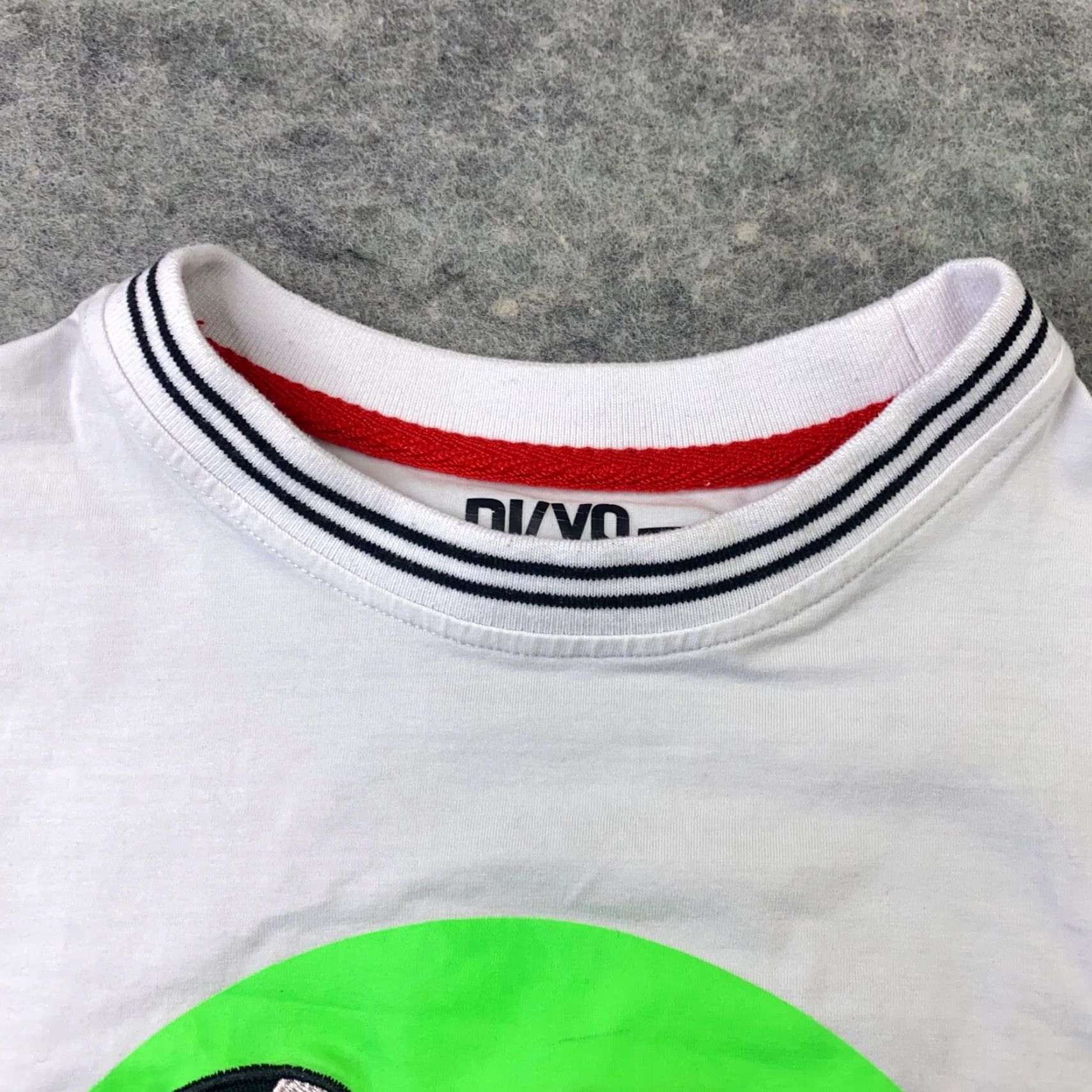 Vintage BKYS Shirt Mens Medium White Mouse Smoking Gun 3D Embroidery Stretch Hip Hop Retro Mens Size US M / EU 48-50 / 2 - 6 Thumbnail