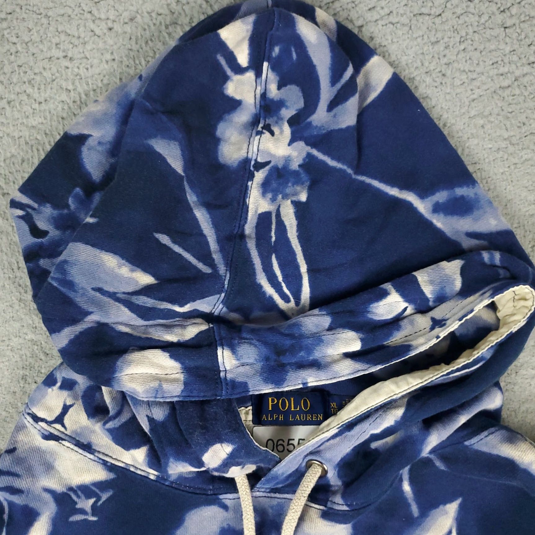 Polo Ralph Lauren Ralph Lauren Polo Hoodie Mens XL Blue Floral Pony Pullover Sweatshirt Knit Mock Neck Logo Pockets All Seasons Brand: Polo Ralph Lauren Size US XL / EU 56 / 4 - 2 Thumbnail