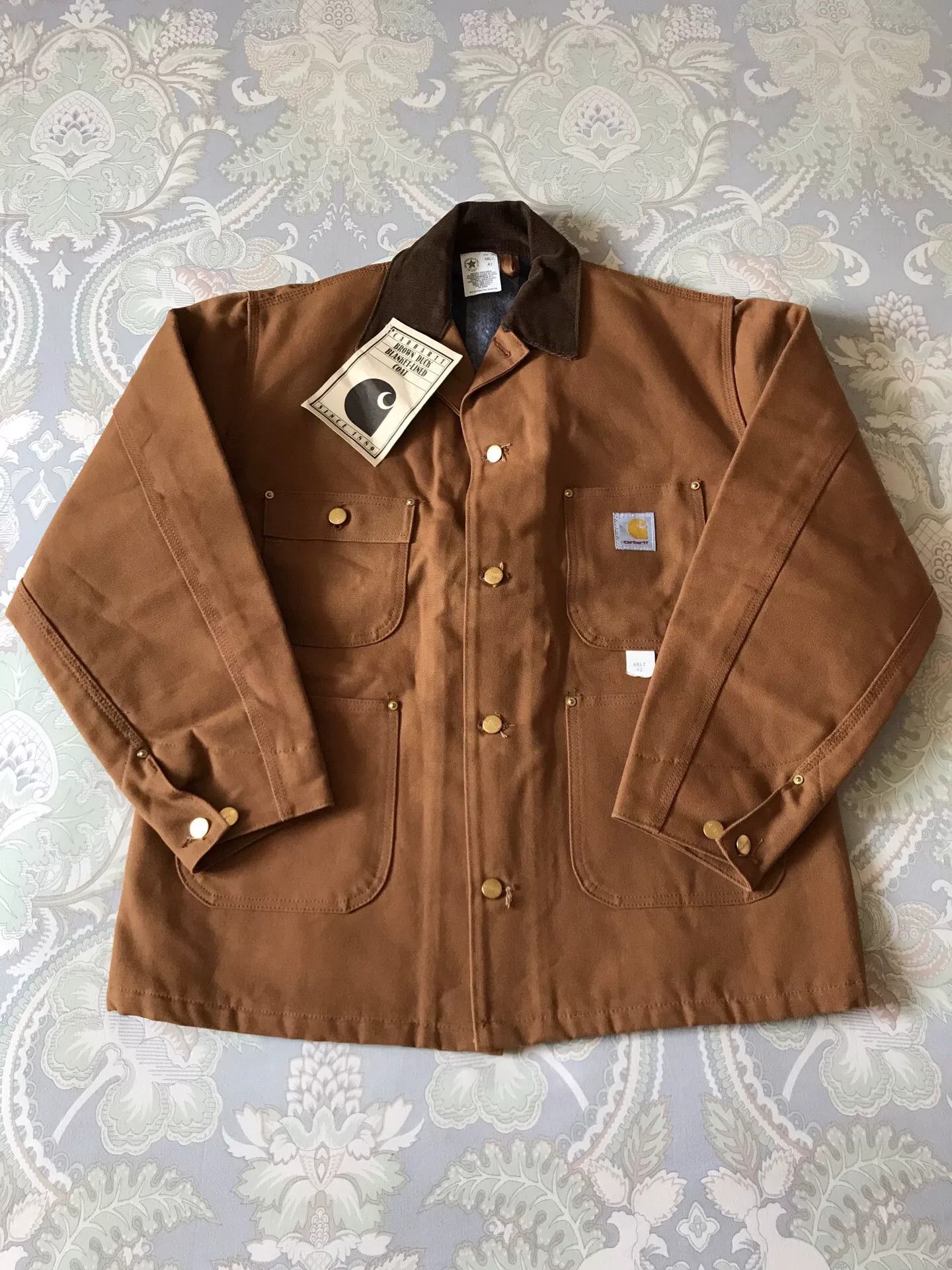 Carhartt 80s Carhartt 6BLC Brown Canvas Jacket Size US XS / EU 42 / 0 - 1 Thumbnail