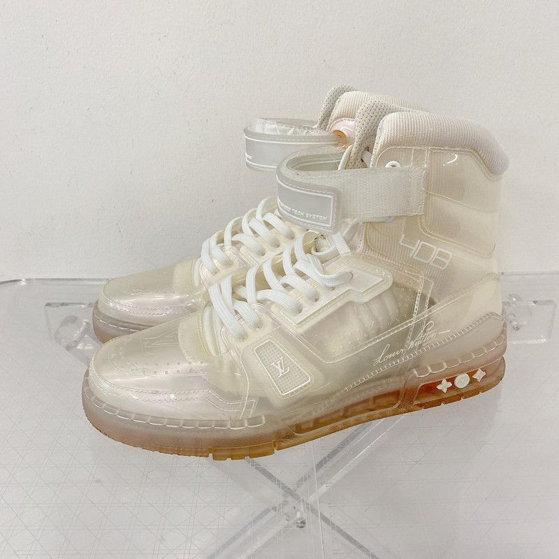 Louis Vuitton Louis Vuitton High-Top Transparent Casual Sneakers -2505 Size US 10 / EU 43 - 3 Thumbnail