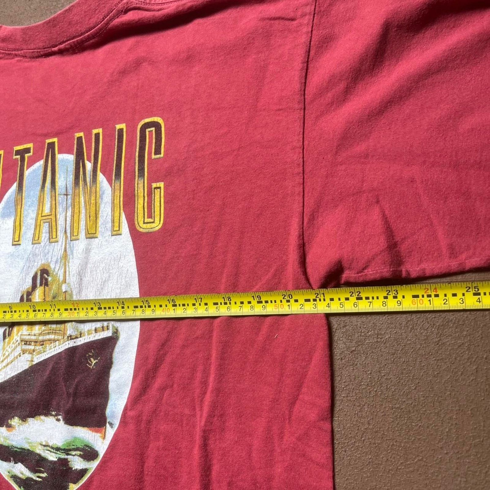 Vintage Vintage 90s Titanic Movie Promo Shirt Size US L / EU 52-54 / 3 - 5 Thumbnail