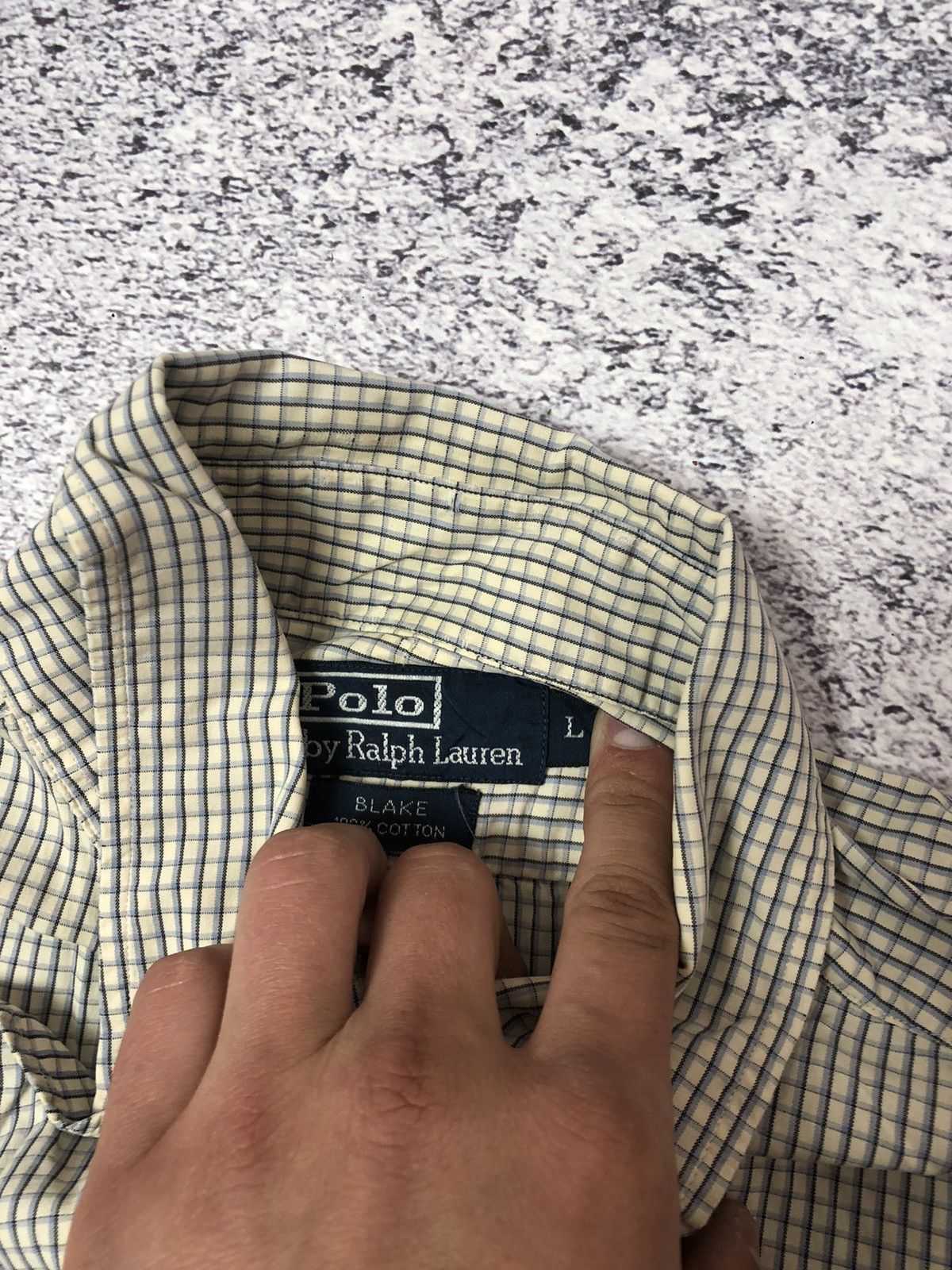 Polo Ralph Lauren Men’s vintage polo Ralph Lauren size L y2k drill ykk Size US L / EU 52-54 / 3 - 3 Thumbnail