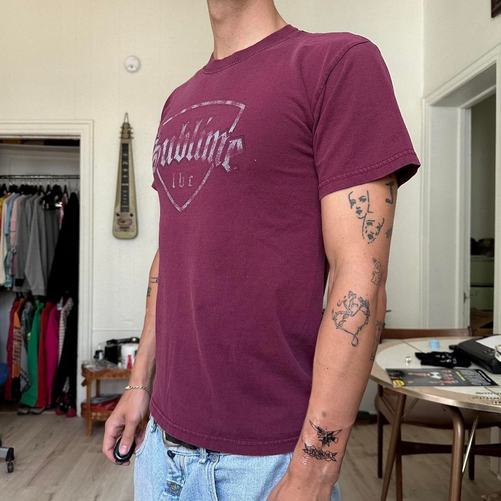 Vintage Vintage 00s Faded Sublime Long Rock Music Tour Shirt Size US S / EU 44-46 / 1 - 5 Thumbnail
