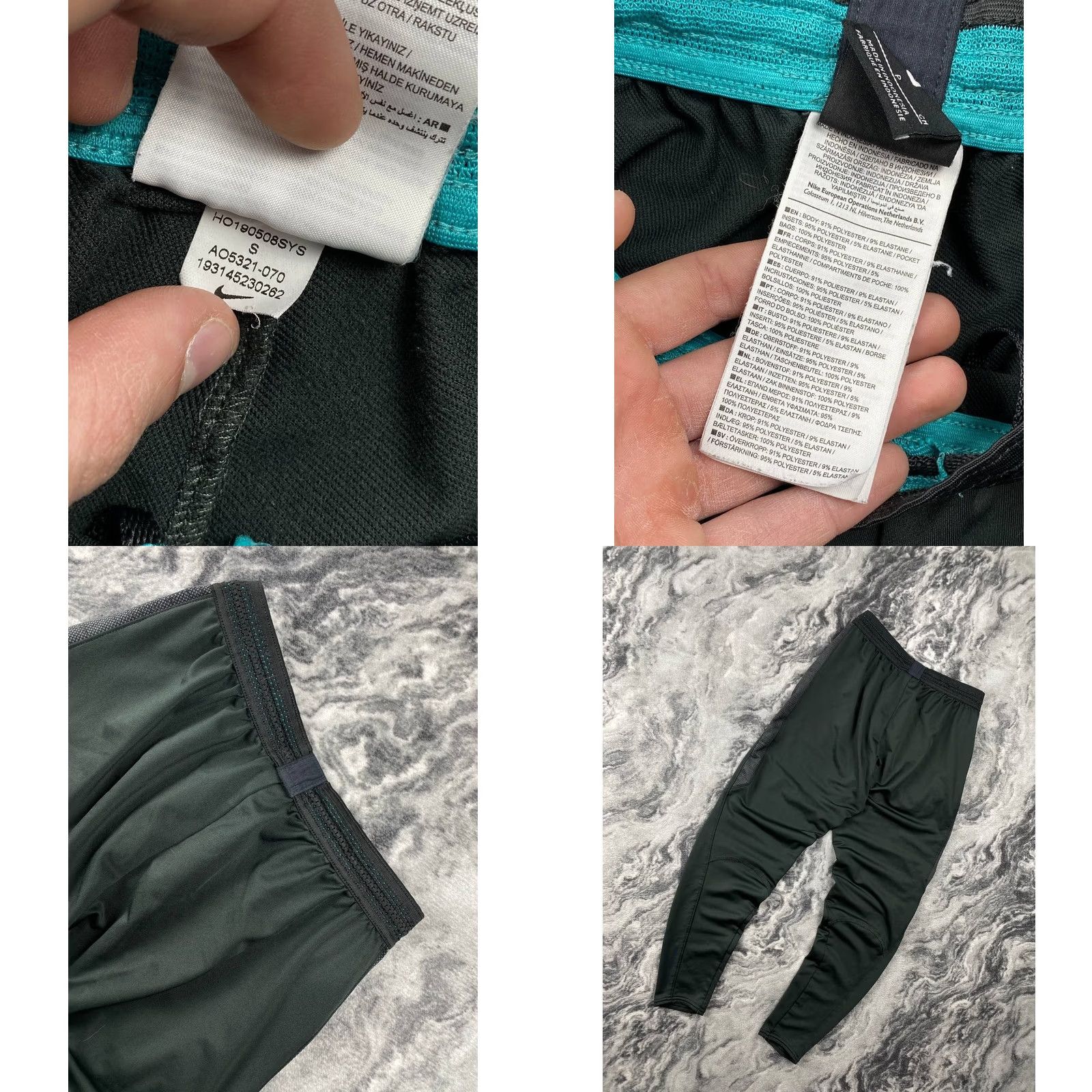 Nike Nike Tracksuit Shirt? 1/4 Zip? Retro? No—Keep to original words: Nike Barcelona 1/4 Zip Tracksuit 2019 2020 Drill Top And Pants Men Size S Black Size 36R - 11 Thumbnail