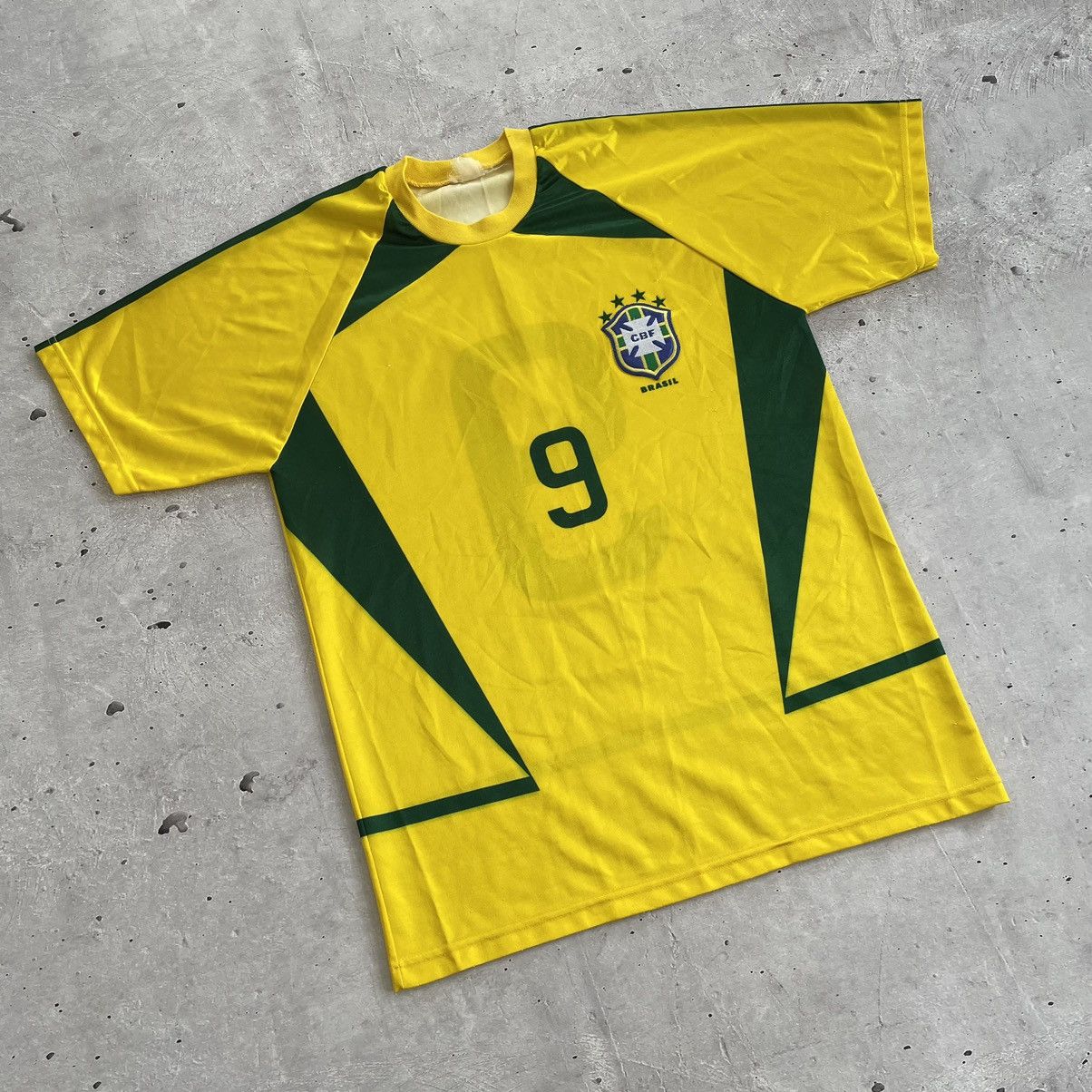 Vintage Vintage Home Brazil Soccer T-shirt #9 y2k Size US XL / EU 56 / 4 - 3 Thumbnail