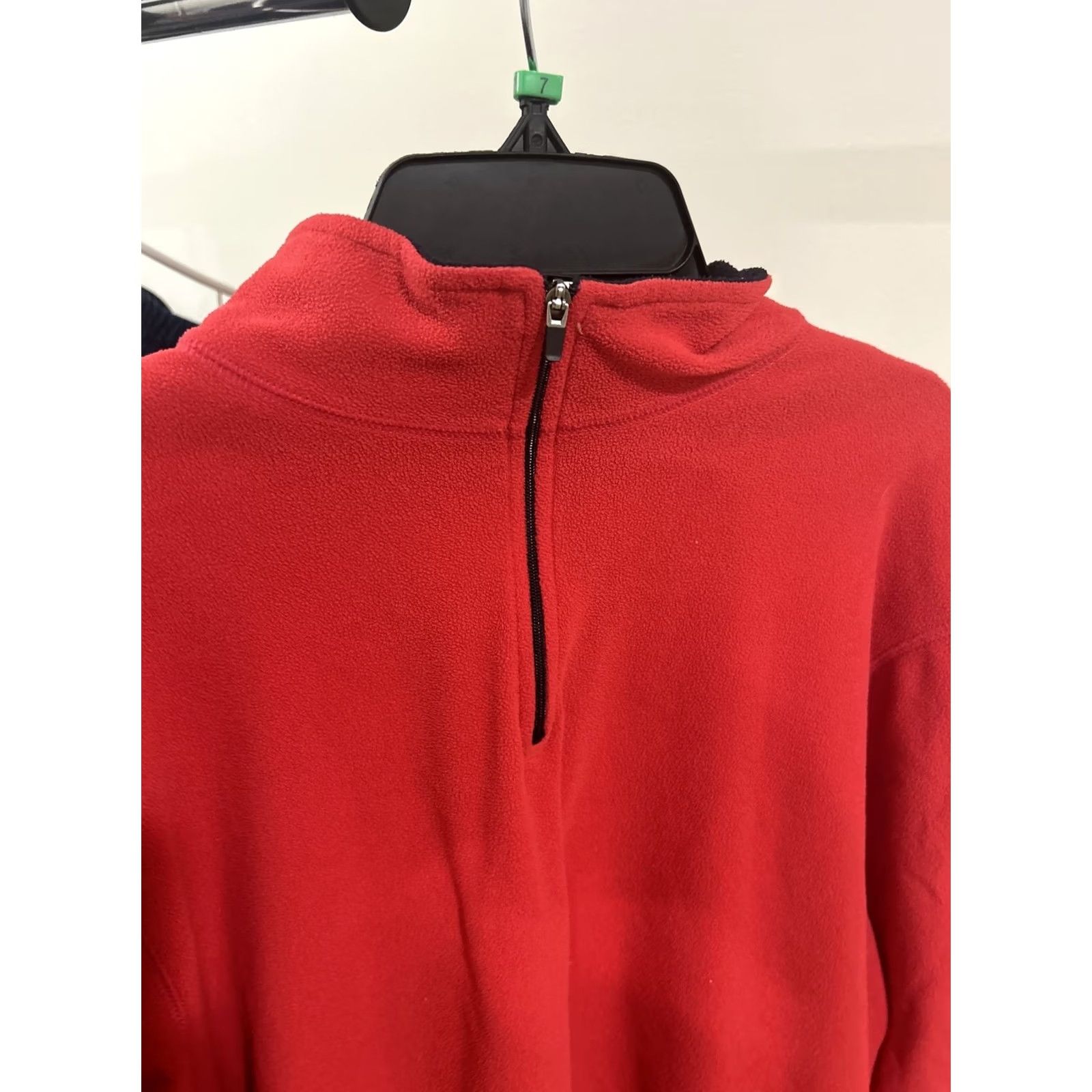 Lands' End Lands End Hoodie Teen Large 14-16 Red Quarter Zip Up 100% Polyester Long sleeve Size L / US 10 / IT 46 - 3 Thumbnail