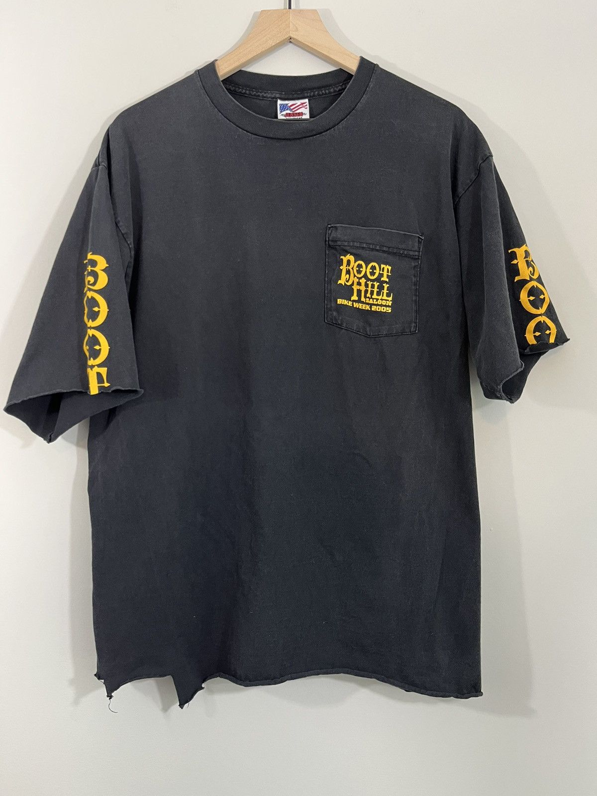 Vintage Sun Faded Bike Week 2005 Hot Cyborg Girl Distressed Tee Size US XL / EU 56 / 4 - 1 Thumbnail