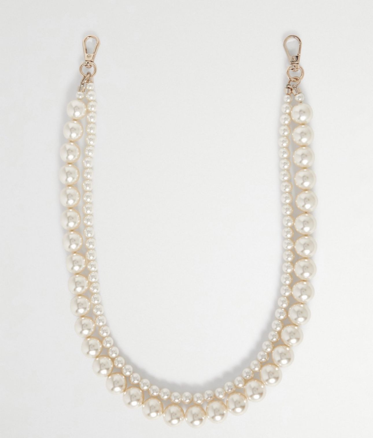 Simone Rocha SILVER TONE FAUX PEARL BAG / JEANS CHARM STRAP Size ONE SIZE - 9 Thumbnail