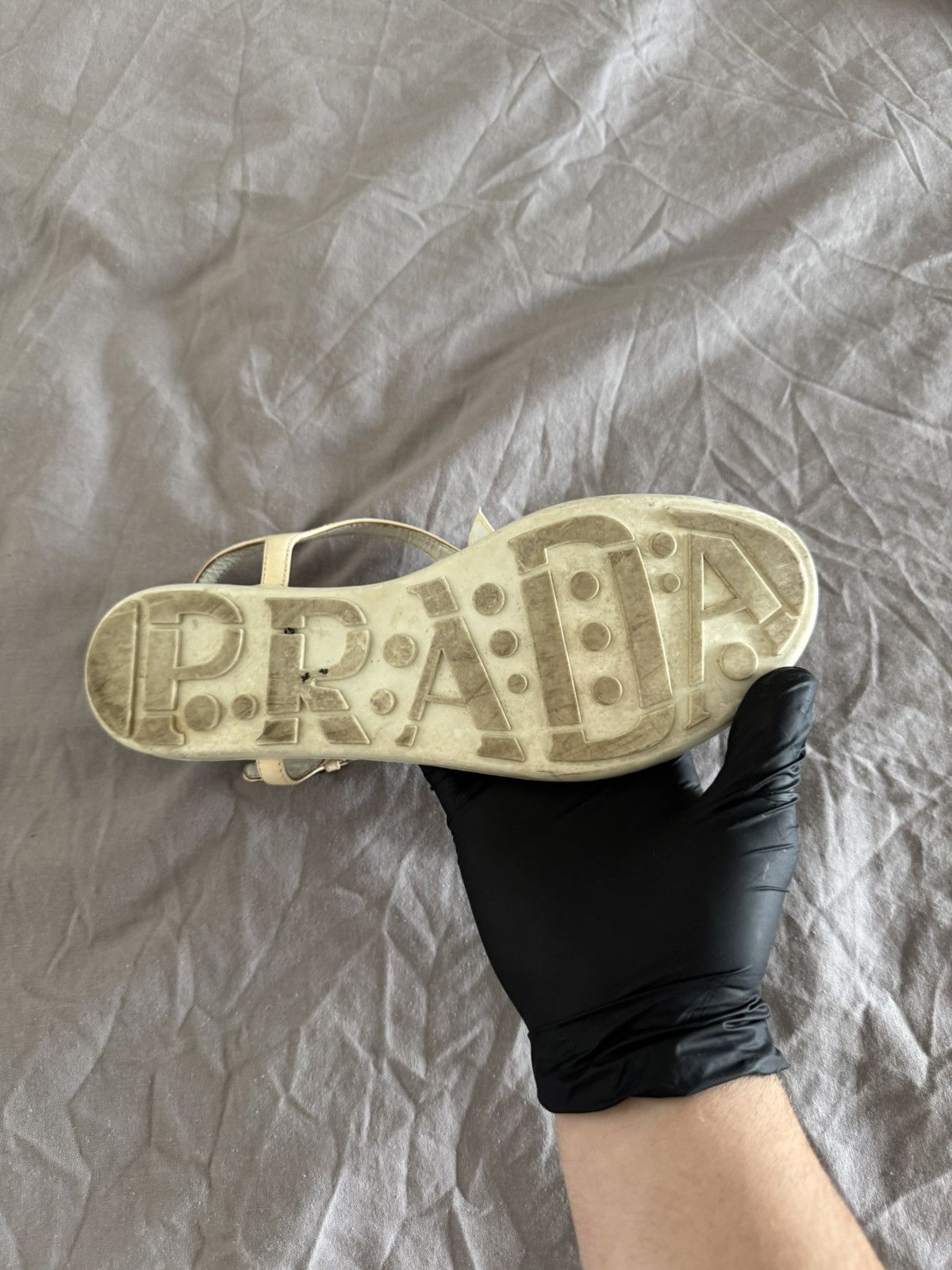 Prada Laxury Prada Patent Leather Sandals Womens Size US 8 / IT 38 - 16 Thumbnail