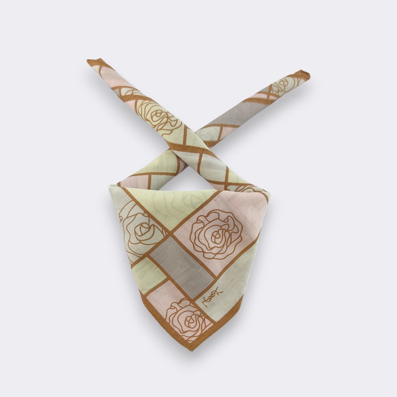Yves Saint Laurent Vintage Yves Saint Laurent Handkerchief Neckerchief H200M Size ONE SIZE - 2 Thumbnail