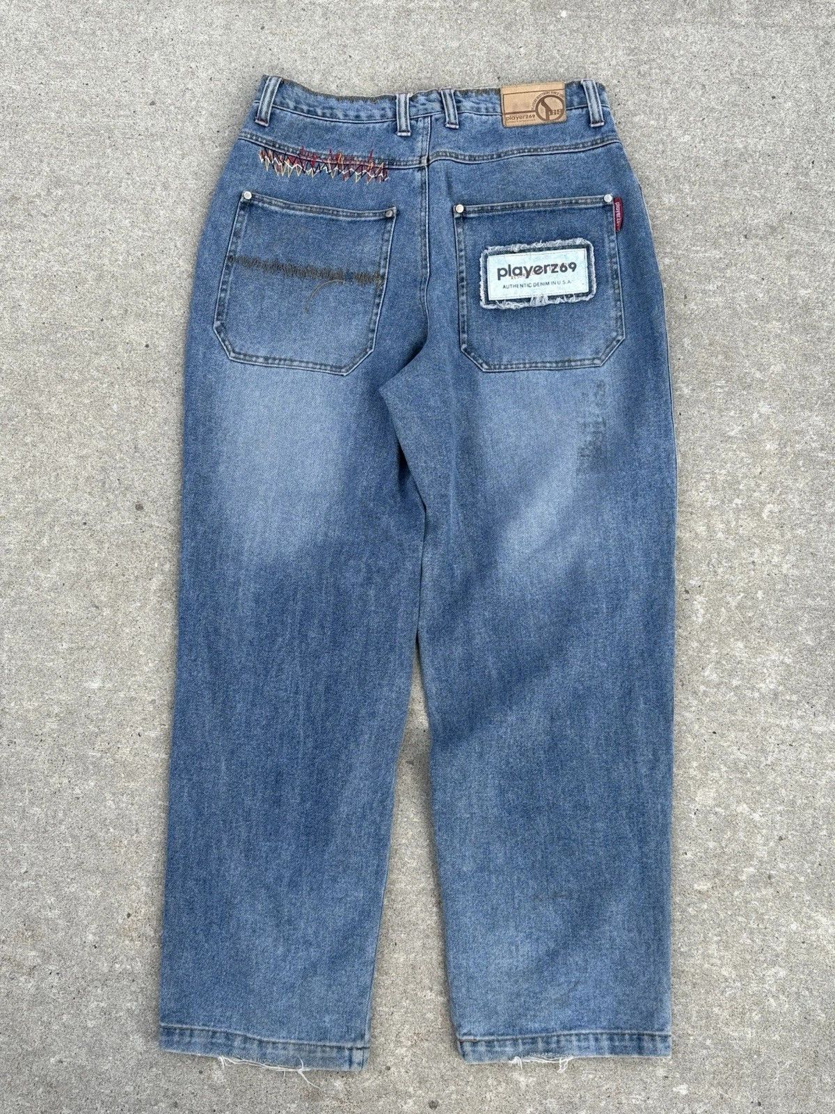 Other Playerz69 Y2k VIntage Mens Size 34 Baggy Fit Denim Jeans Size US 34 / EU 50 - 2 Thumbnail
