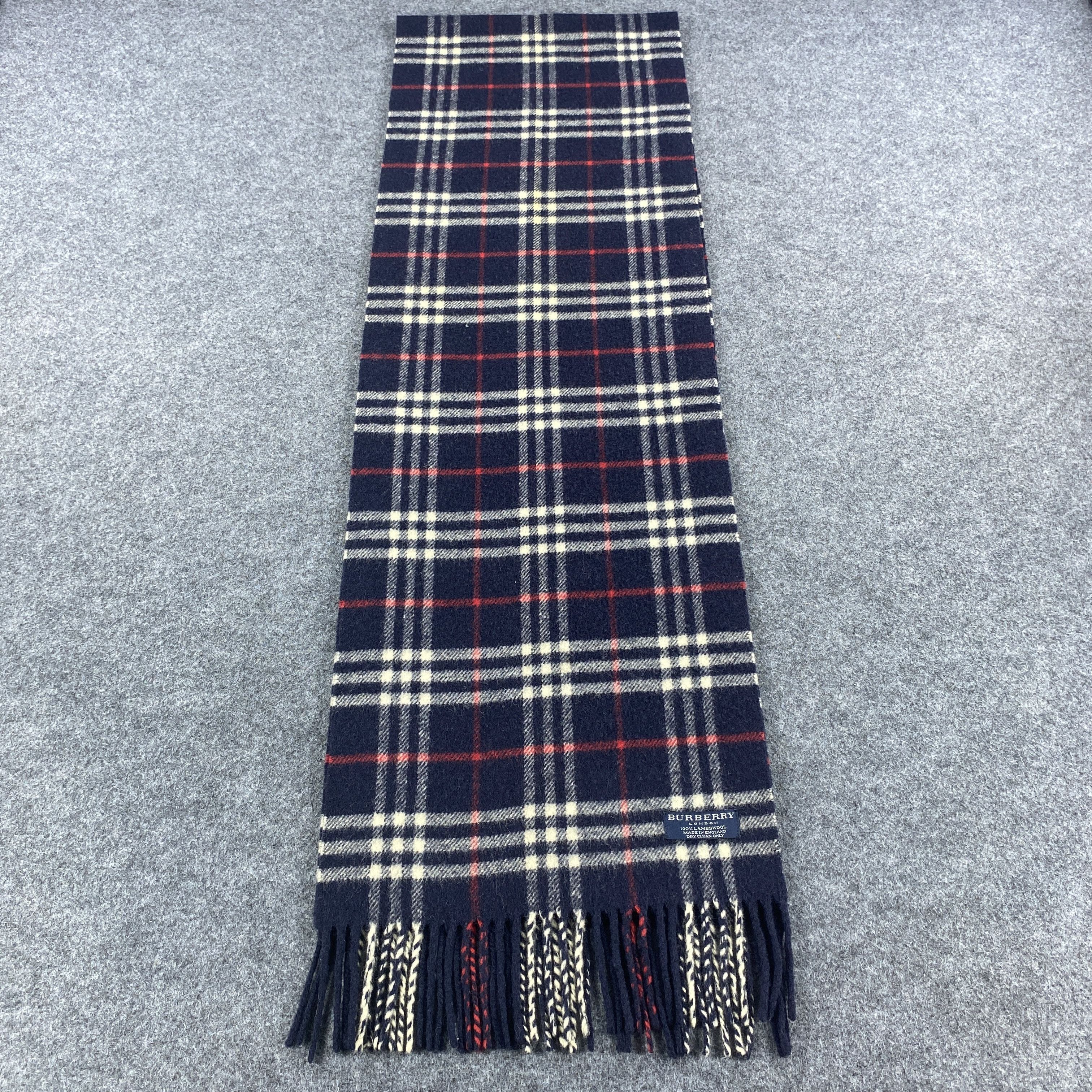 Burberry × Vintage GF10673 Burberry Scarf Neck Wear Muffler Nova Check Size ONE SIZE - 5 Thumbnail