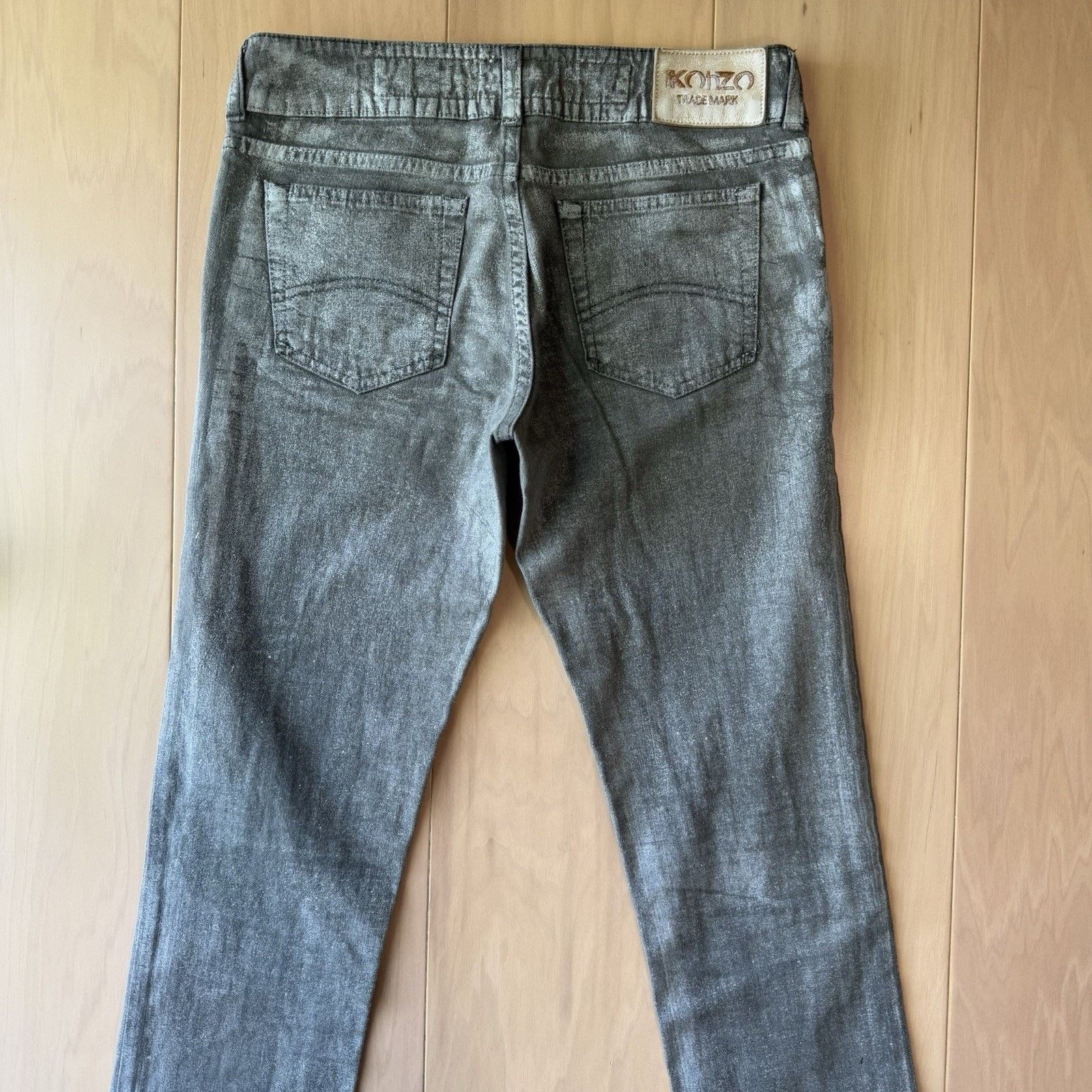 Koho KohZo Denim Series 004 Jeans 28 Gray Slim Made in Japan Size US 28 / EU 44 - 9 Thumbnail