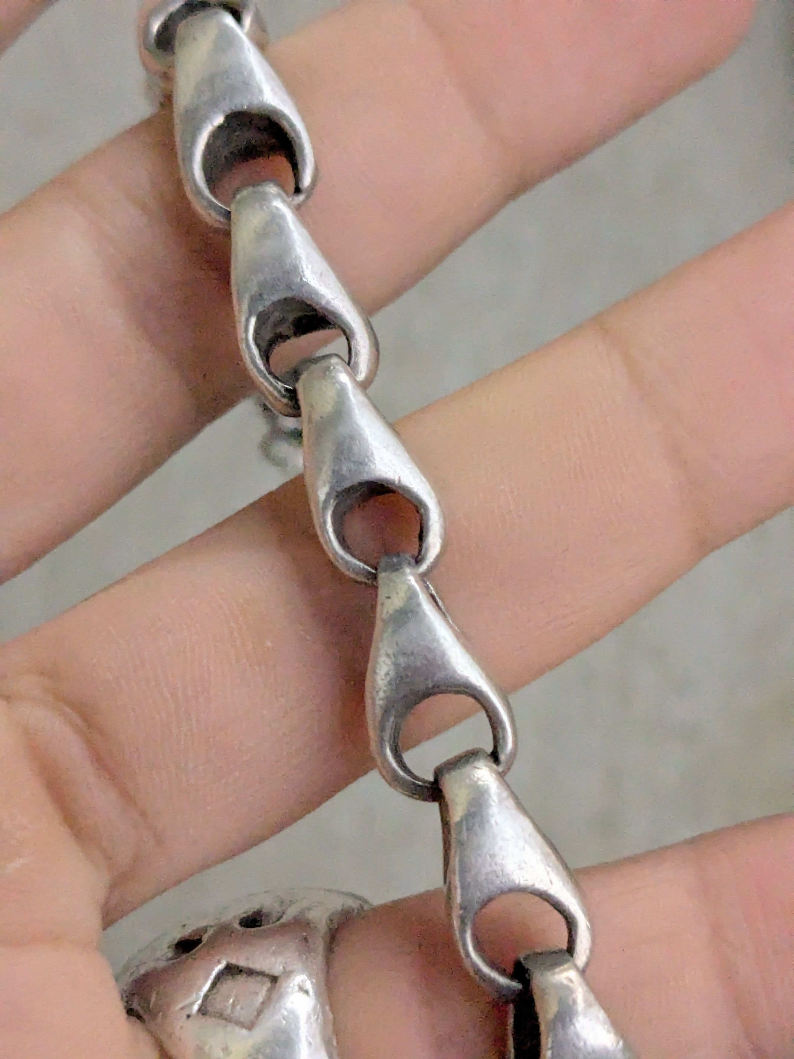 Jewelry × Vintage Vintage Sterling Silver Bracelet Modern Abstract Punk Size ONE SIZE - 13 Thumbnail