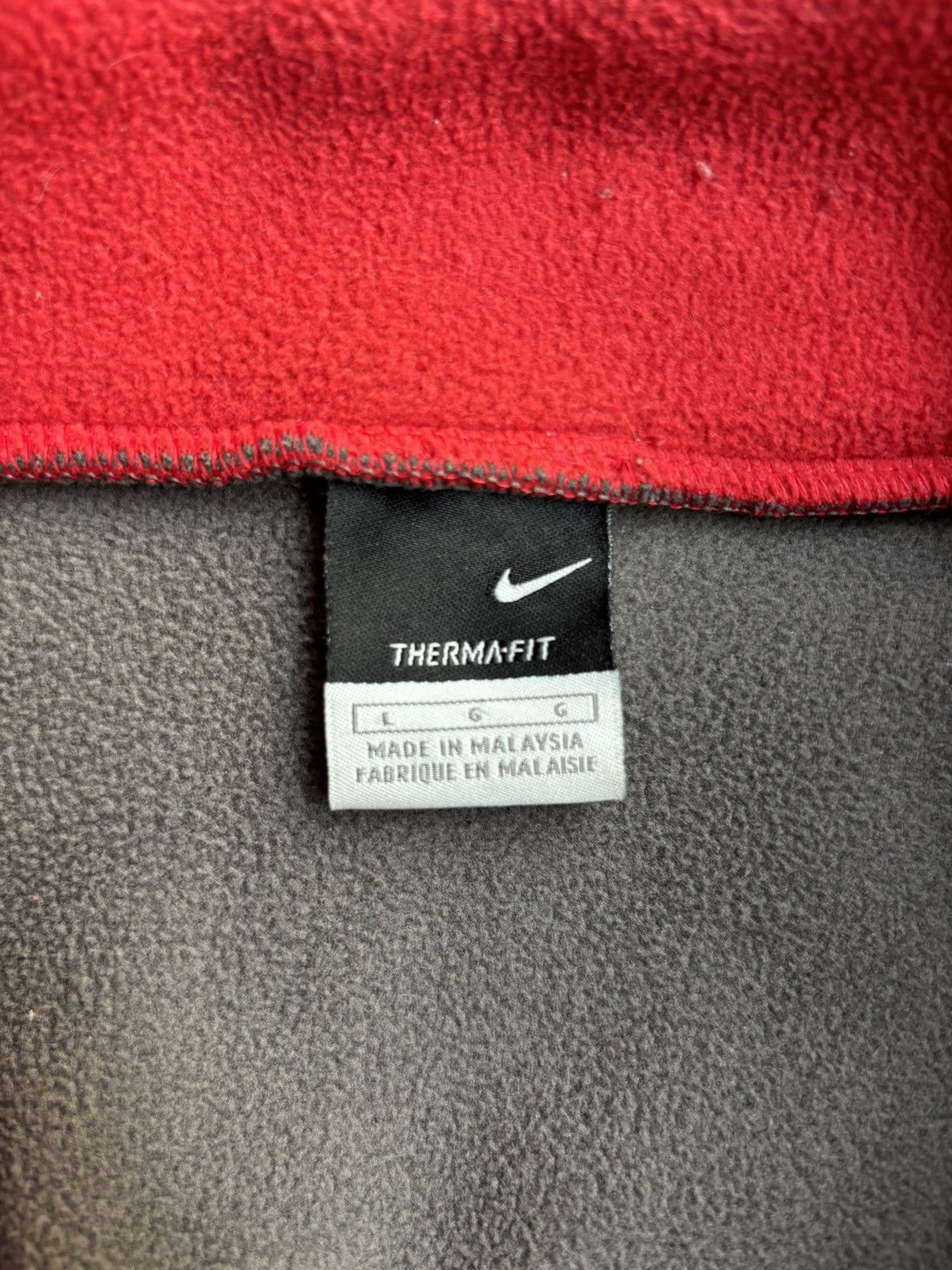 Nike Nike Thermafit Red Fleece Sweatshirt US L Size US L / EU 52-54 / 3 - 3 Thumbnail