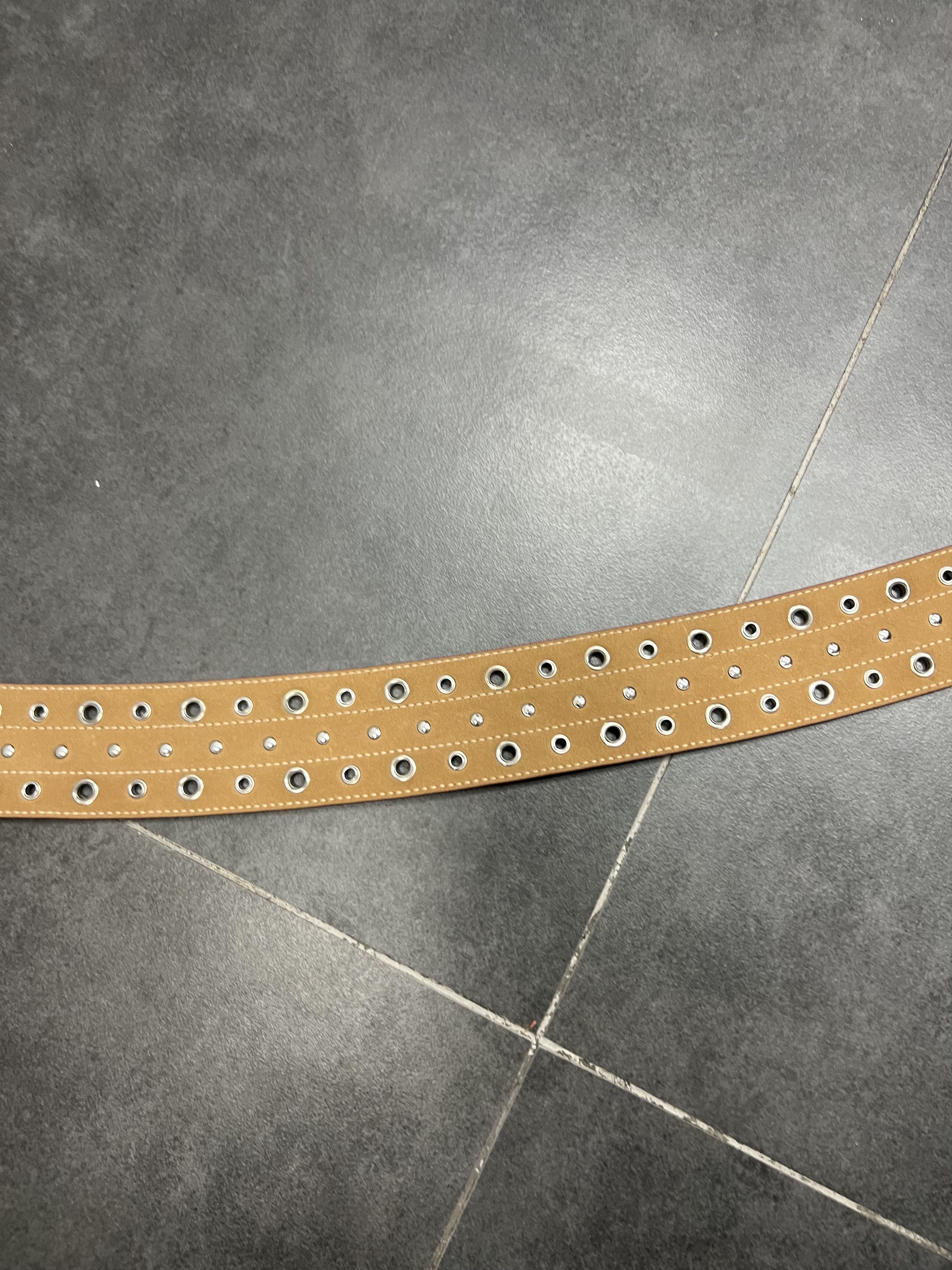 Prada Prada pink suede y2k Leather Belt Size ONE SIZE - 8 Thumbnail
