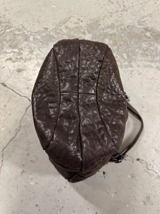 Givenchy 2000s Givenchy Hobo Brown Grained Handle Bag Size ONE SIZE - 5 Thumbnail